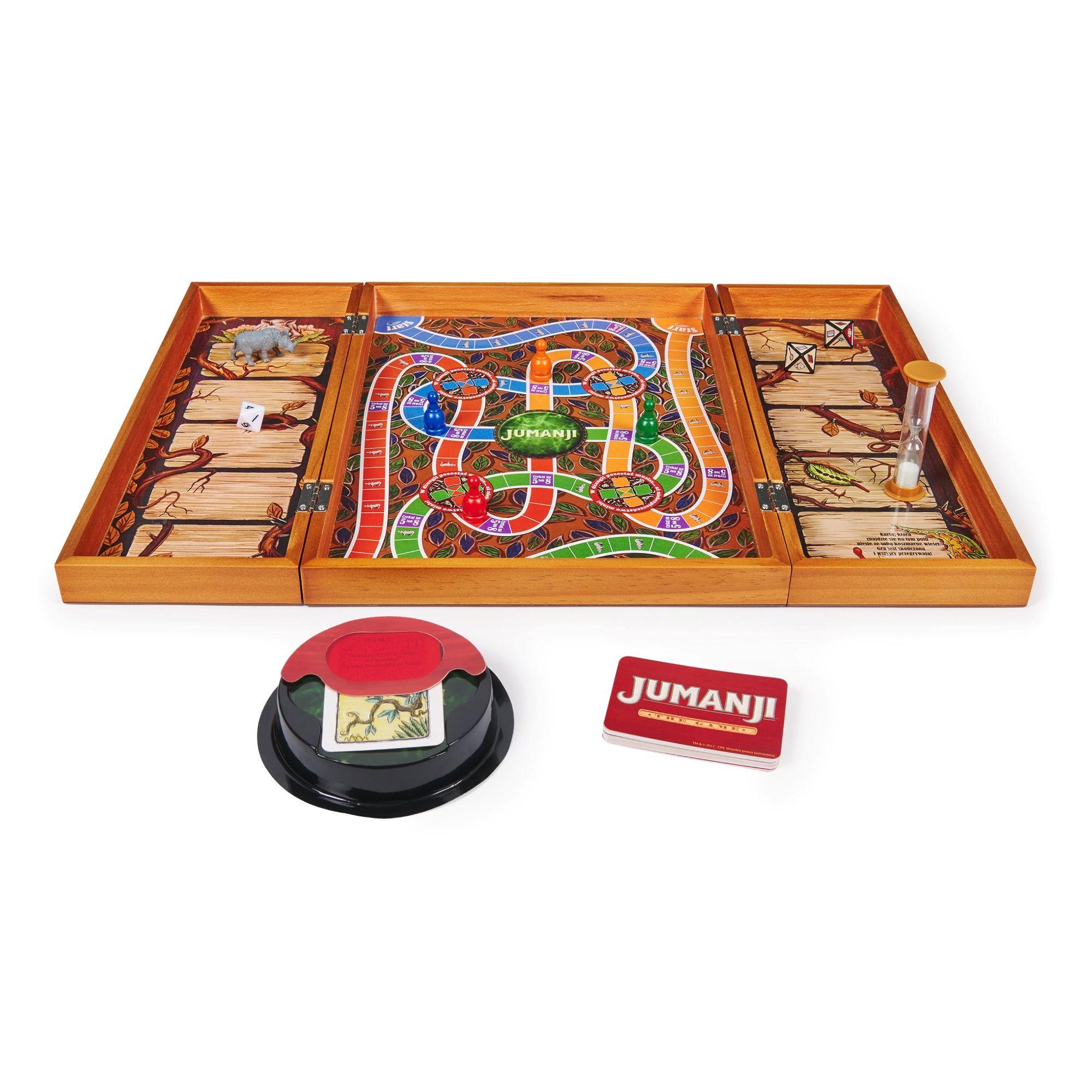 Juego De Mesa Jumanji Edicion Clasica Caja De Madera-4