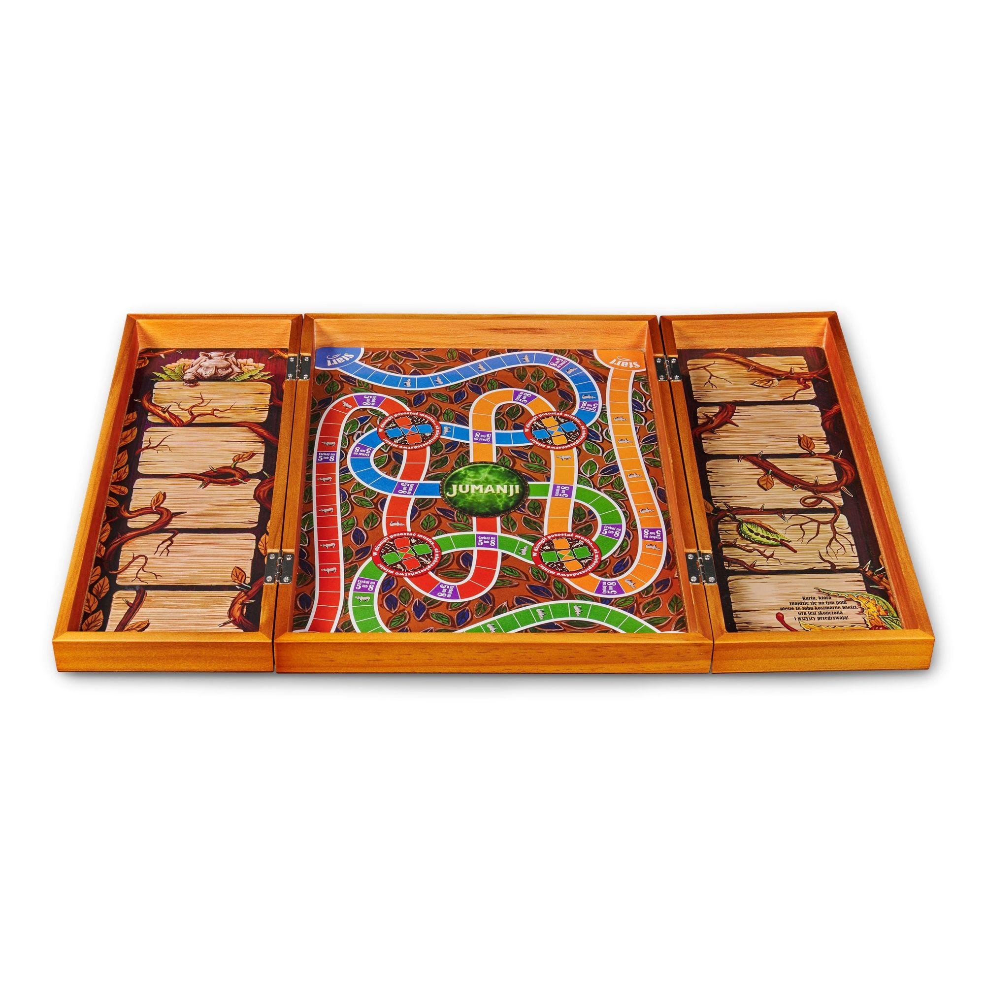 Juego De Mesa Jumanji Edicion Clasica Caja De Madera-5