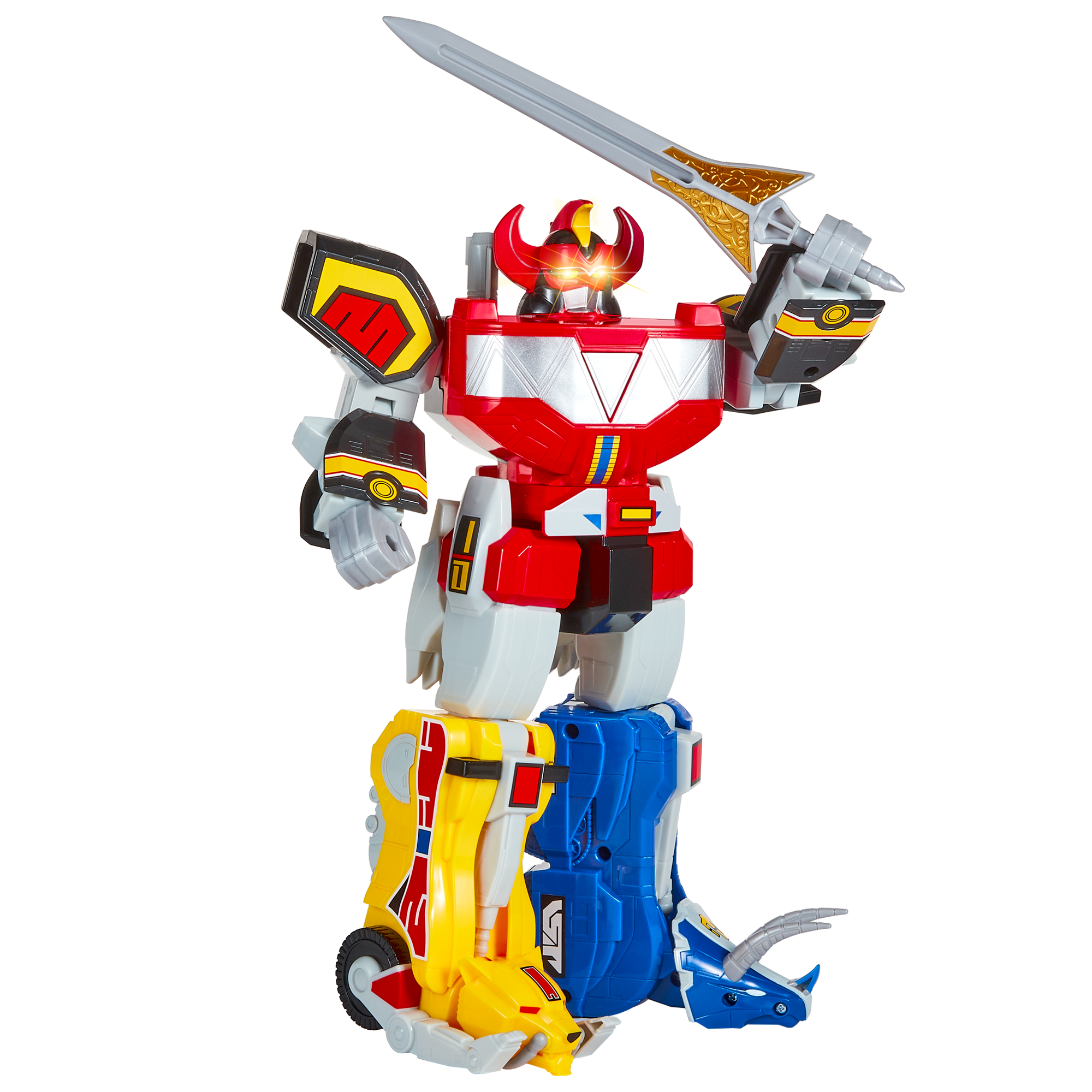 Figura 30 Centímetros Multicolor Megazord Power Rangers.-2
