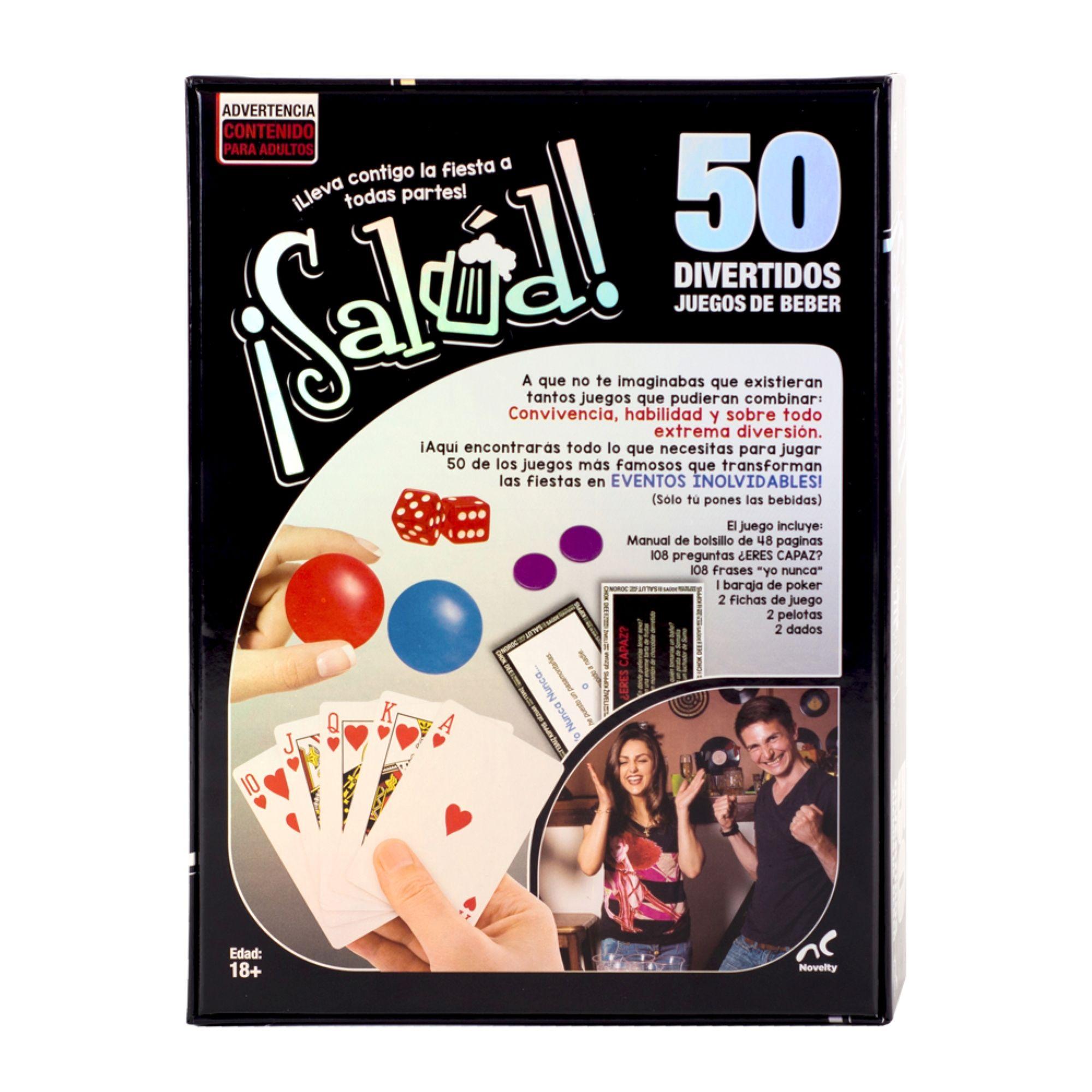 Set De 50 Juegos Divertidos Para Beber Salud-4