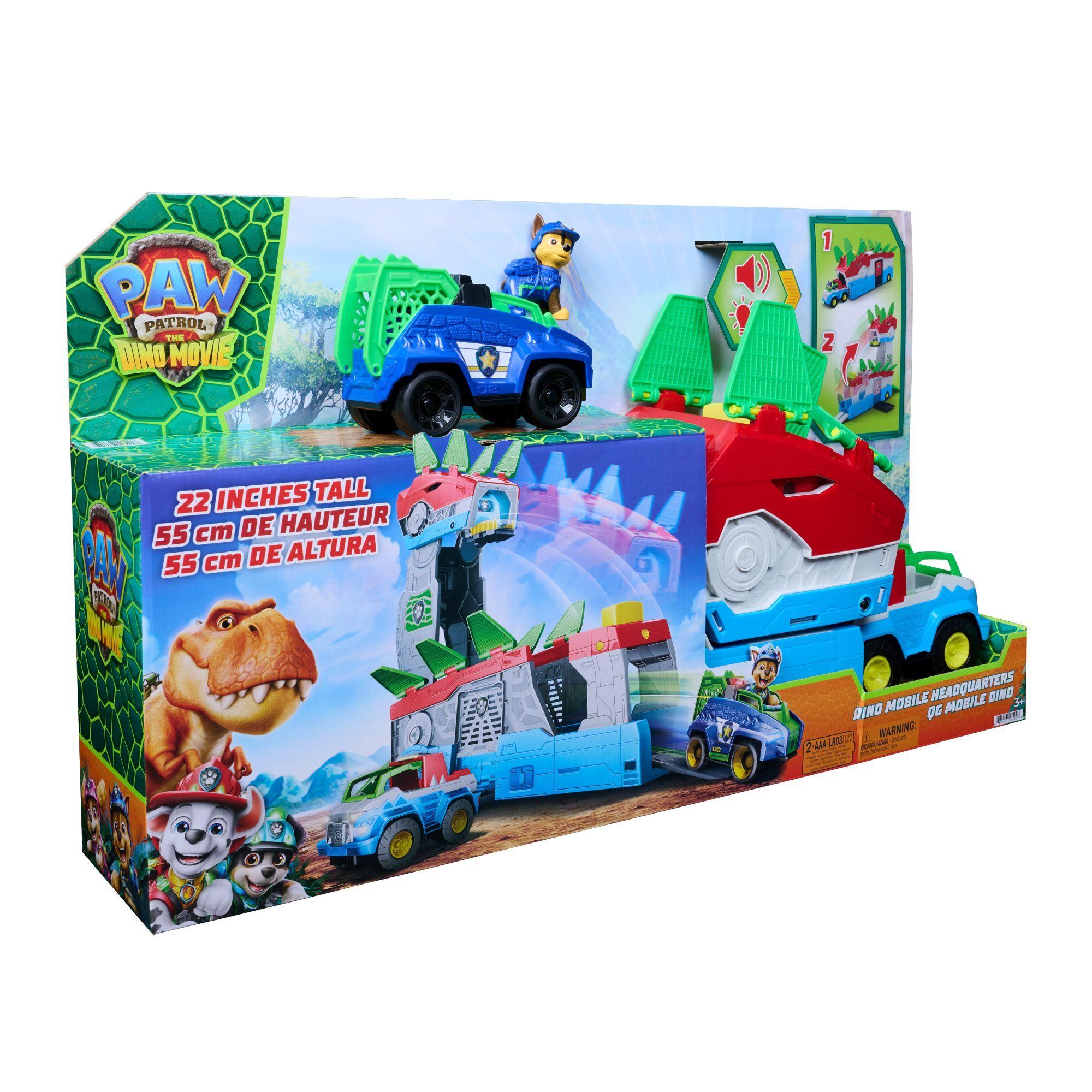 Paw Patrol Cuartel Móvil Dino Rescue Original Spin Master-0