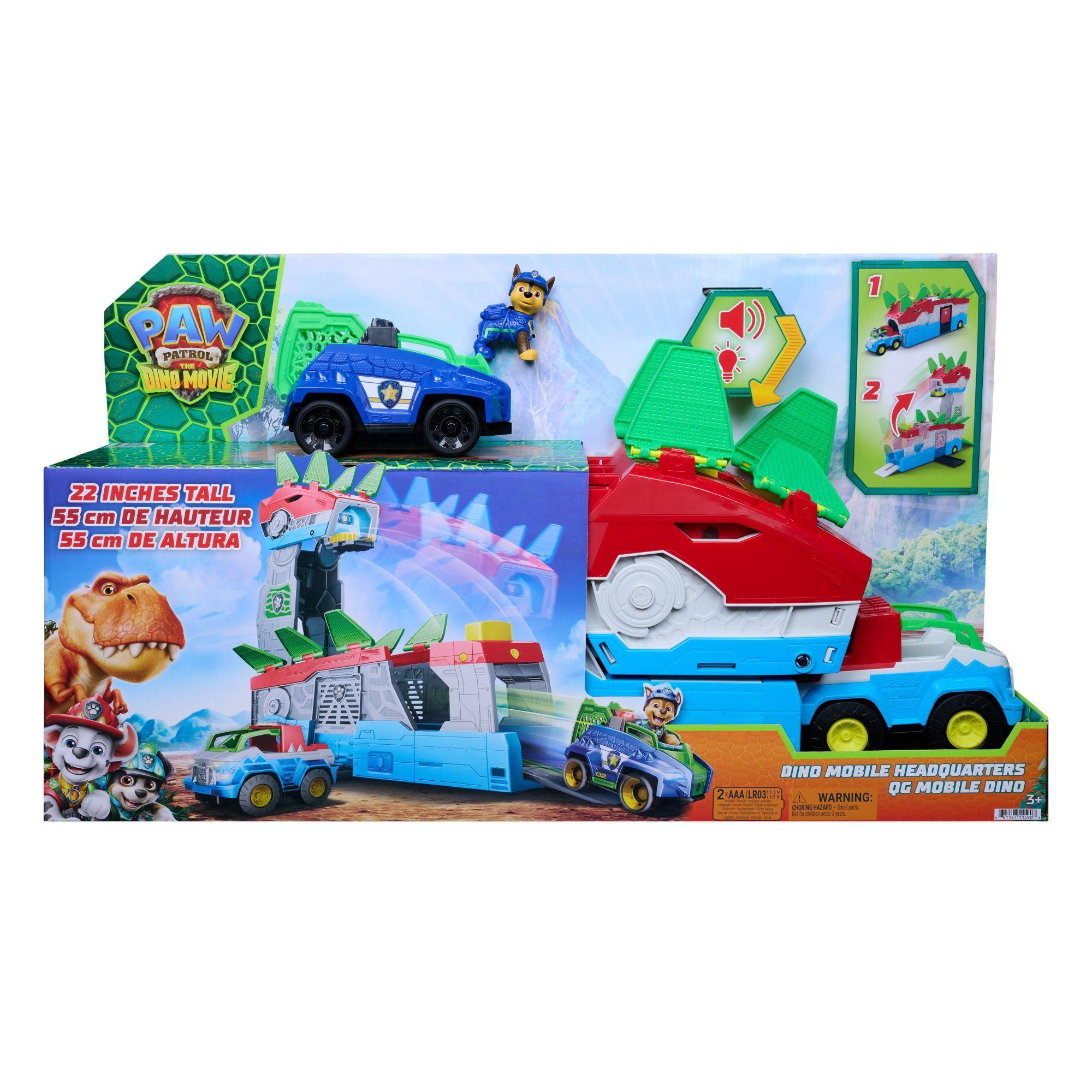 Paw Patrol Cuartel Móvil Dino Rescue Original Spin Master-1