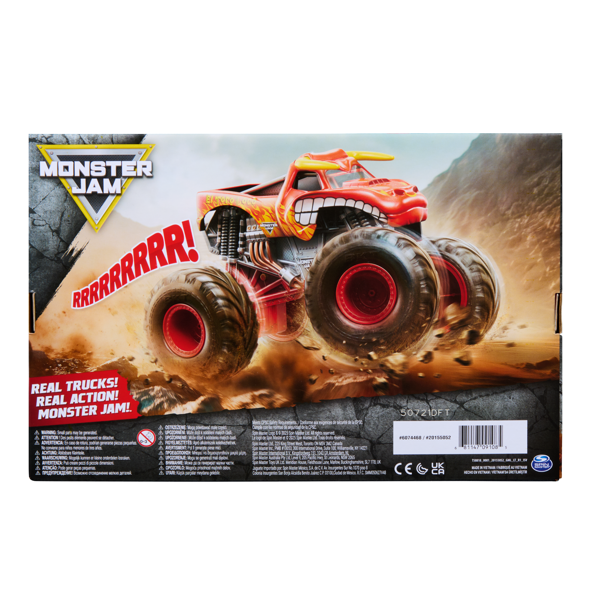 Camión A Escala 1:15 Con Sonidos Monster Jam-8