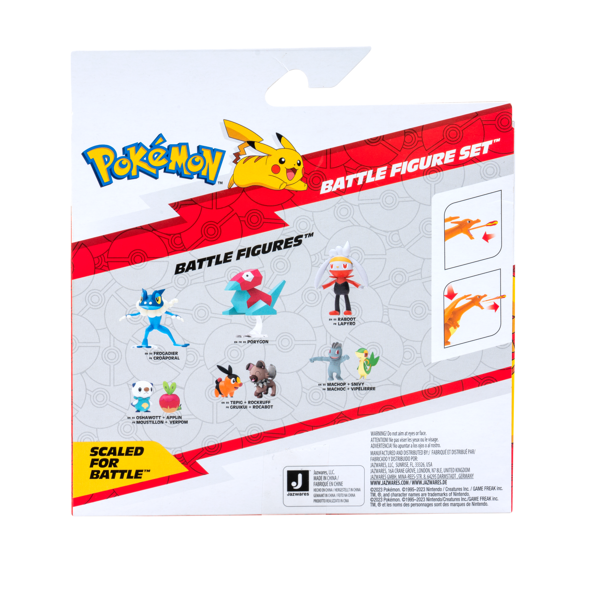 Pack de 2 Figuras de Batalla Charizard Y Pikachu Pokémon-7