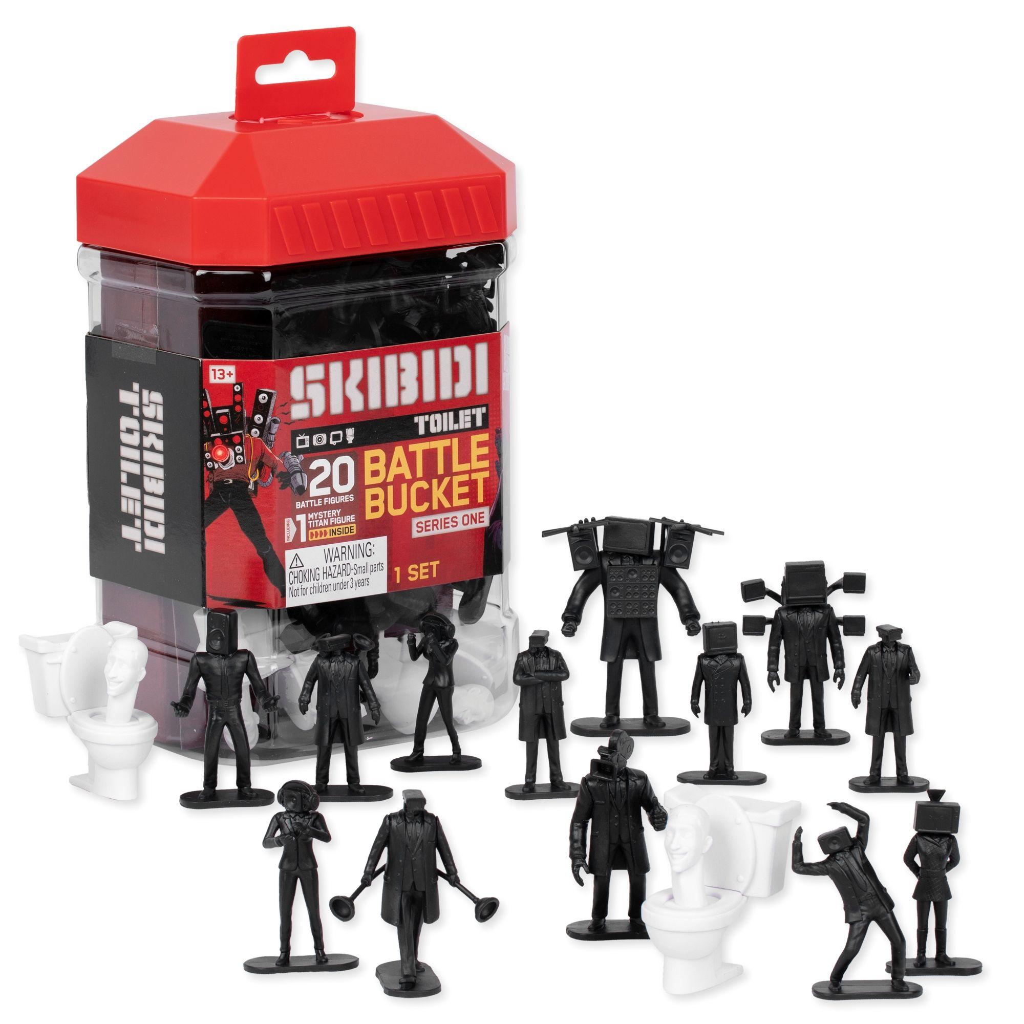 Balde De 20 Figuras De Batalla Skibidi Toilet-3