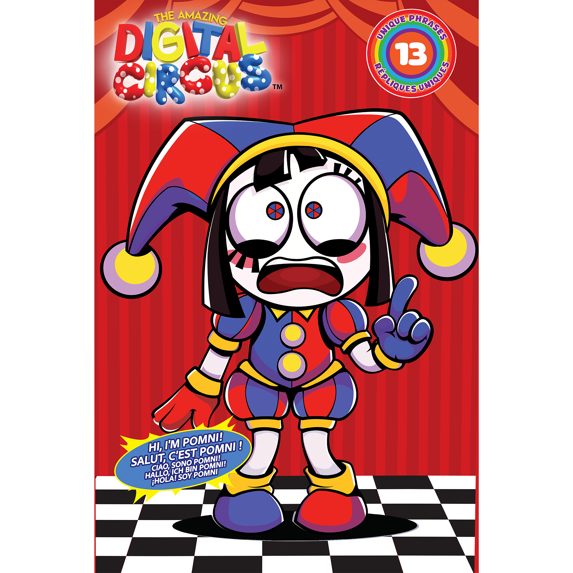 Peluche de Pomni Con Sonido Digital Circus-4