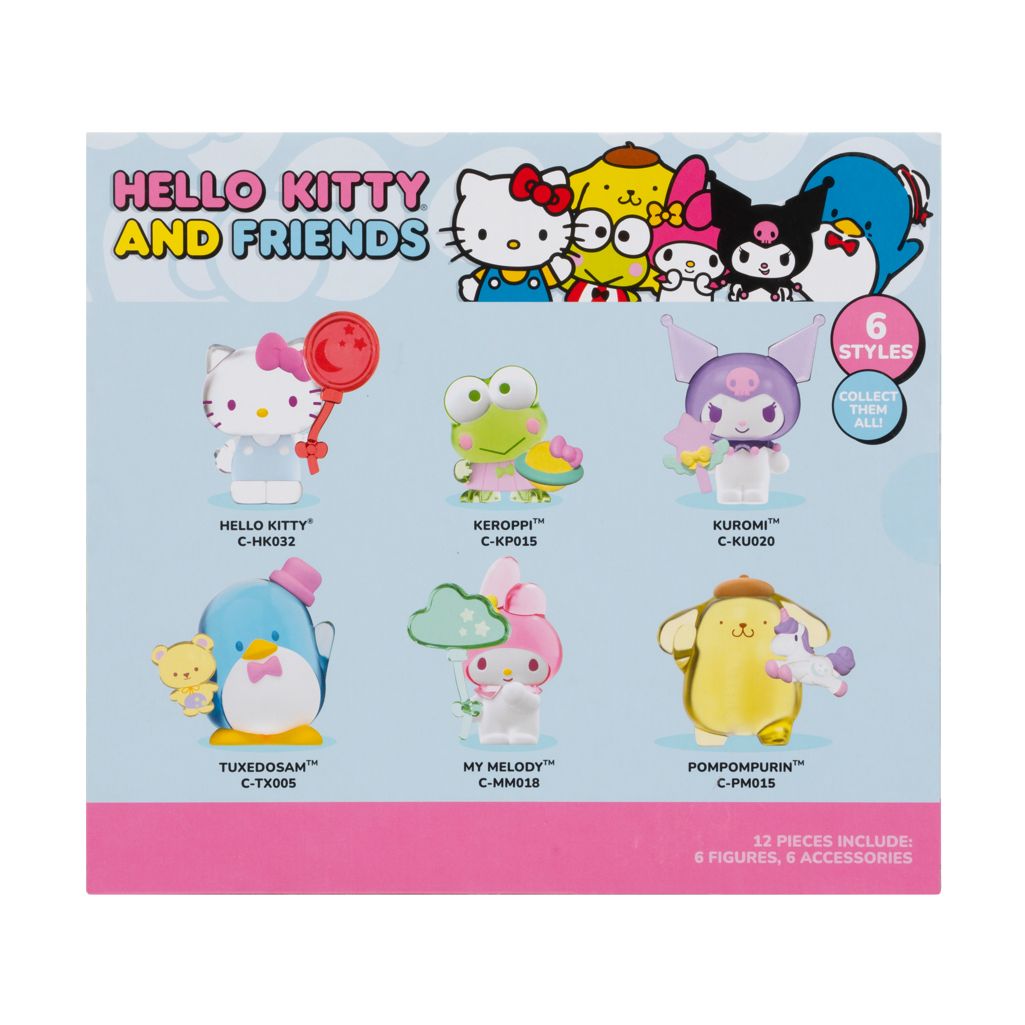 Set de 6 figuras Hello Kitty.-2