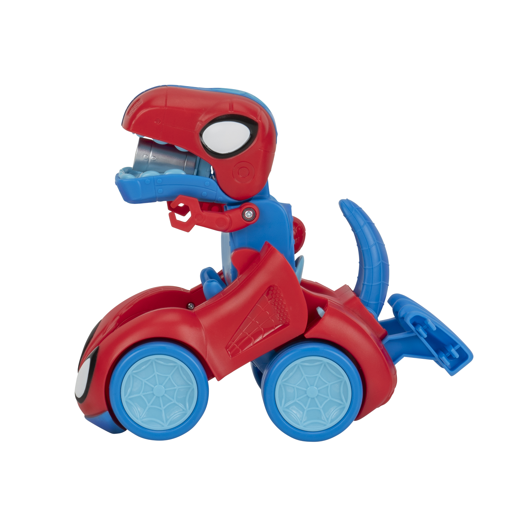 Vehículo De 20 Cm Transformable En Un Spidey Rex-5