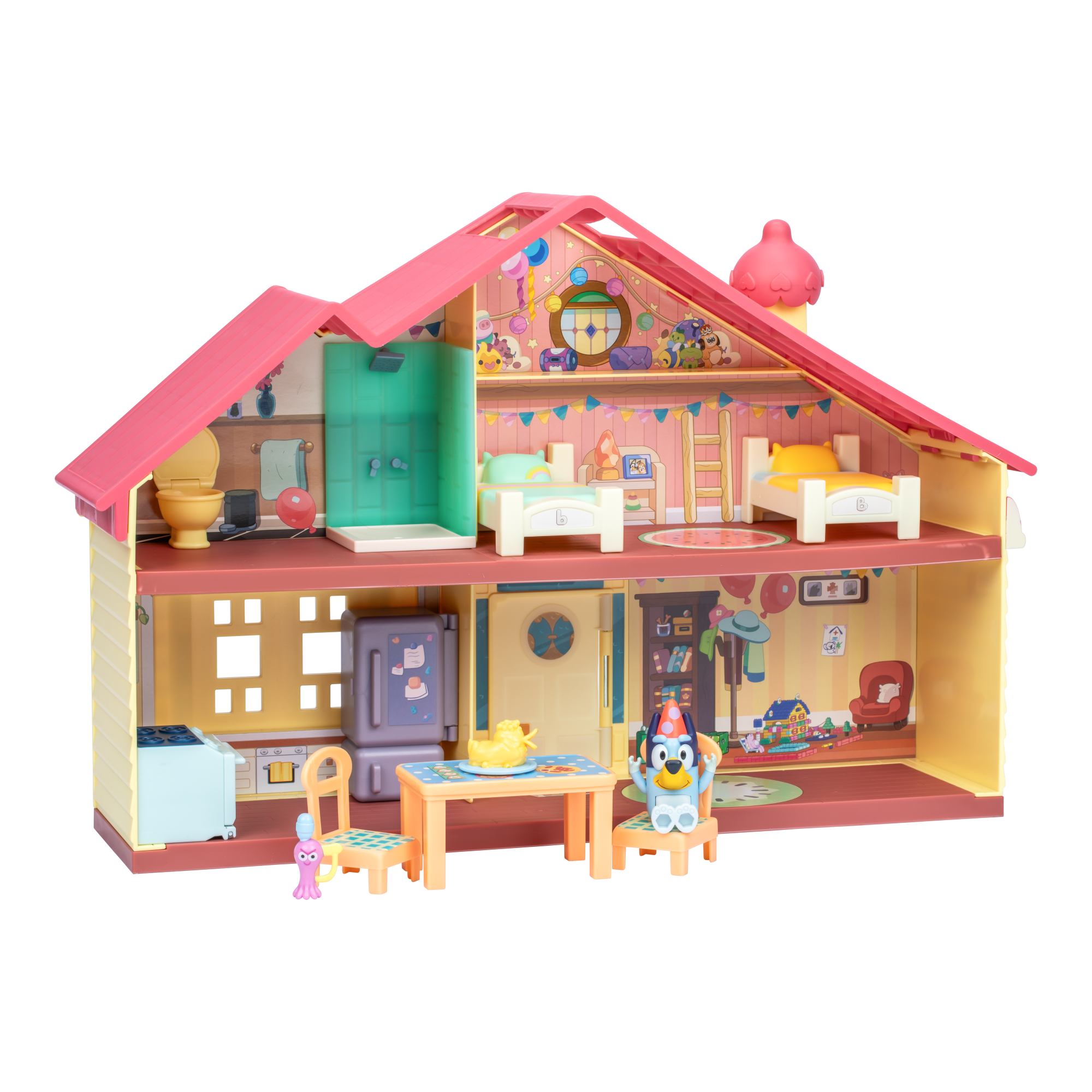 Playset Casa de Celebración Familia Bluey.-2