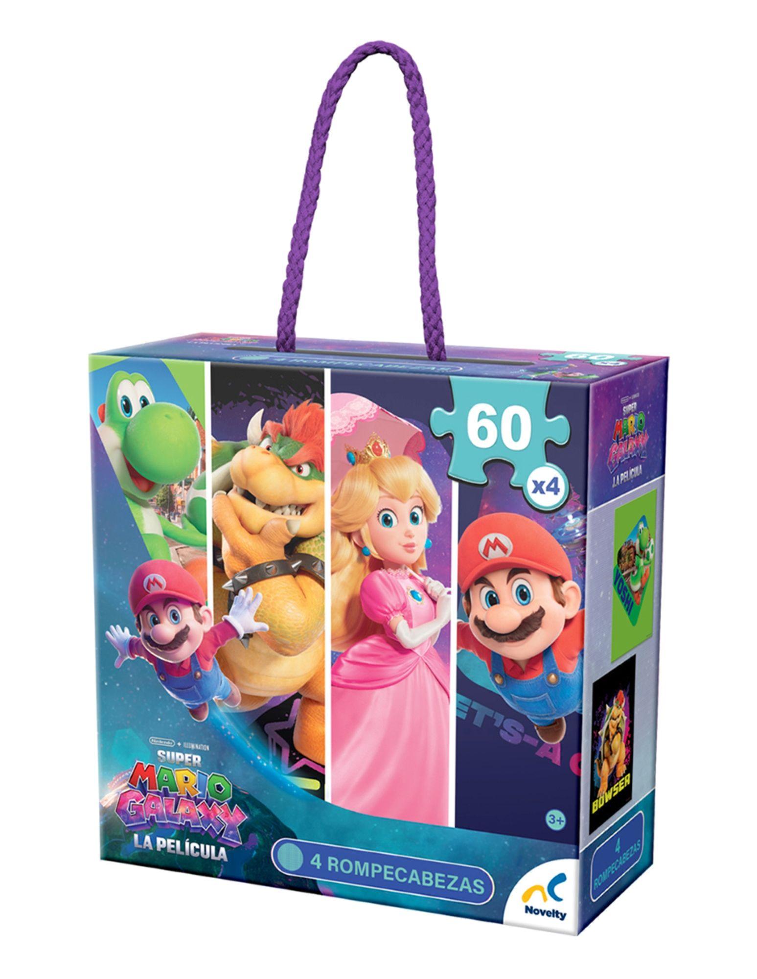Puzzle 4 En 1 De 60 Piezas Cada Uno Mario Galaxy-2