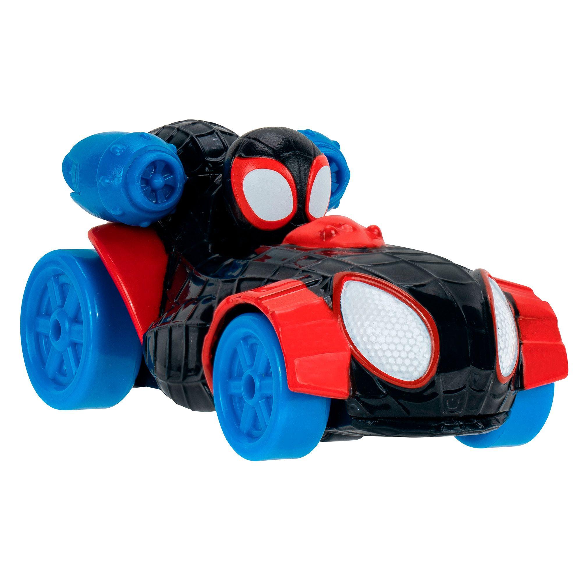 Set 4 Vehículos Metálicos De 7,5 Cm Spidey-5