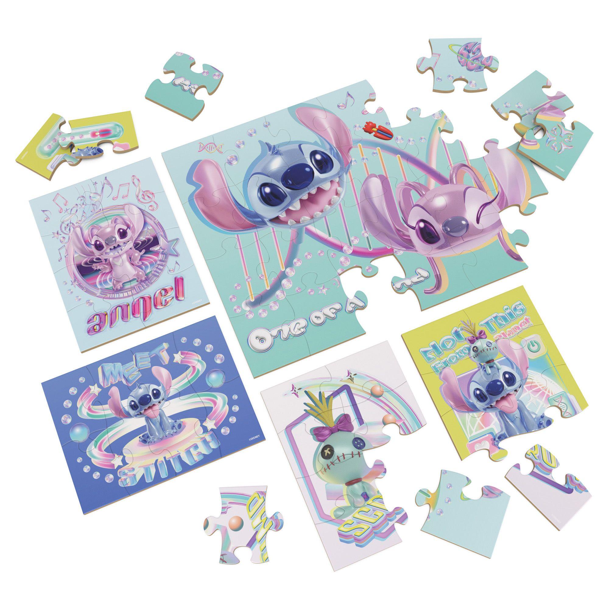 Set Puzzles 5 En 1 De Madera Stitch-4