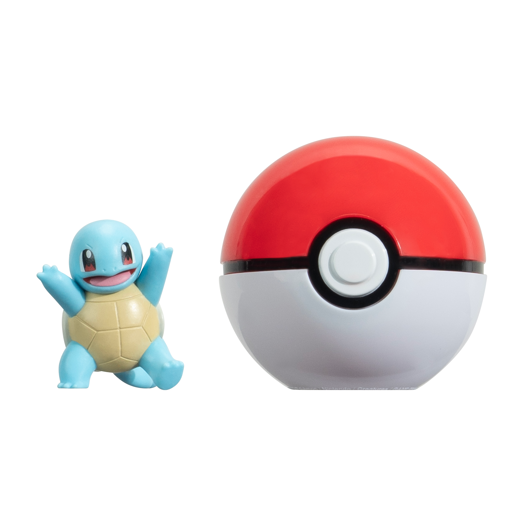 Figura De Clip N Go Squirtle Con Pokebola Pokemon-3