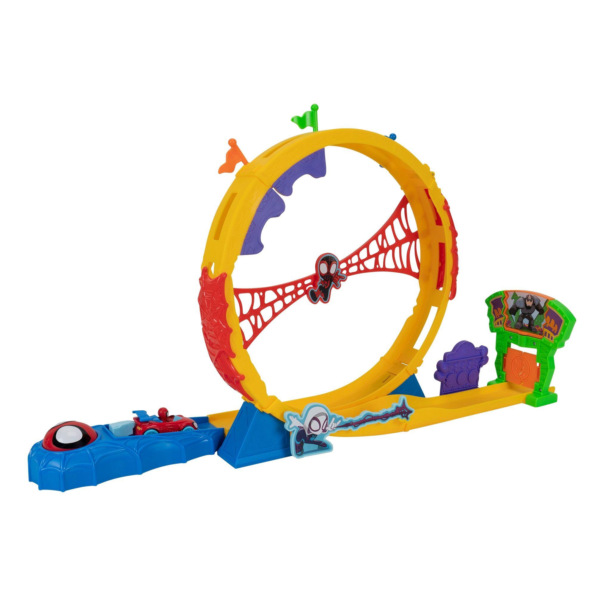 Pista Super Loop Con Vehículo Spidey-2