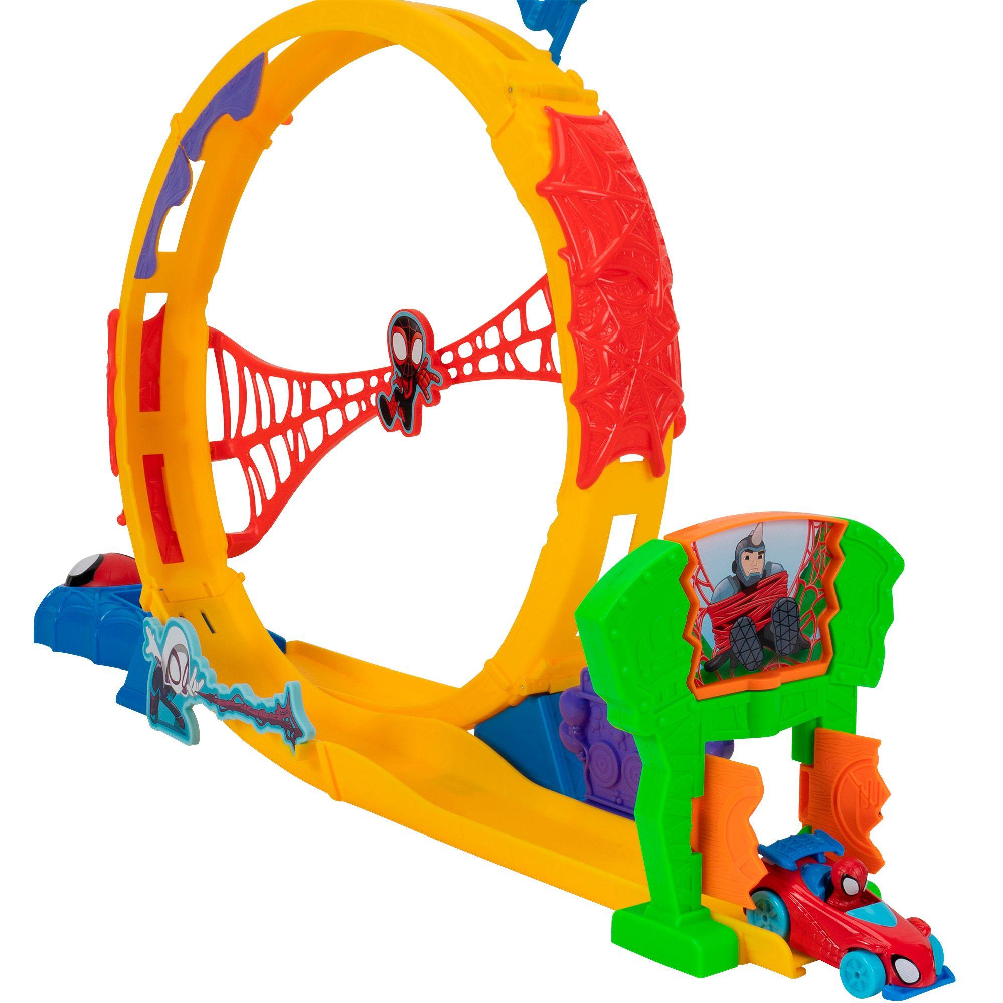 Pista Super Loop Con Vehículo Spidey-4