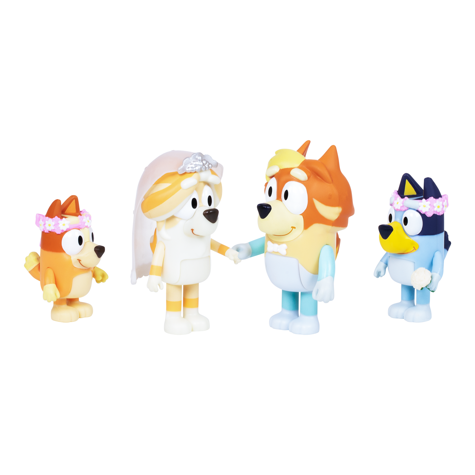 Pack 4 Figuras Día De Boda Bluey-5