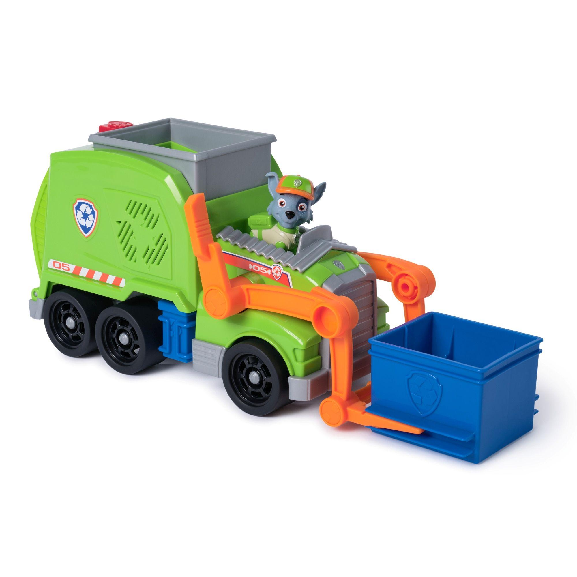 Camión De Reciclaje Con Figura De Rocky Paw Patrol-2