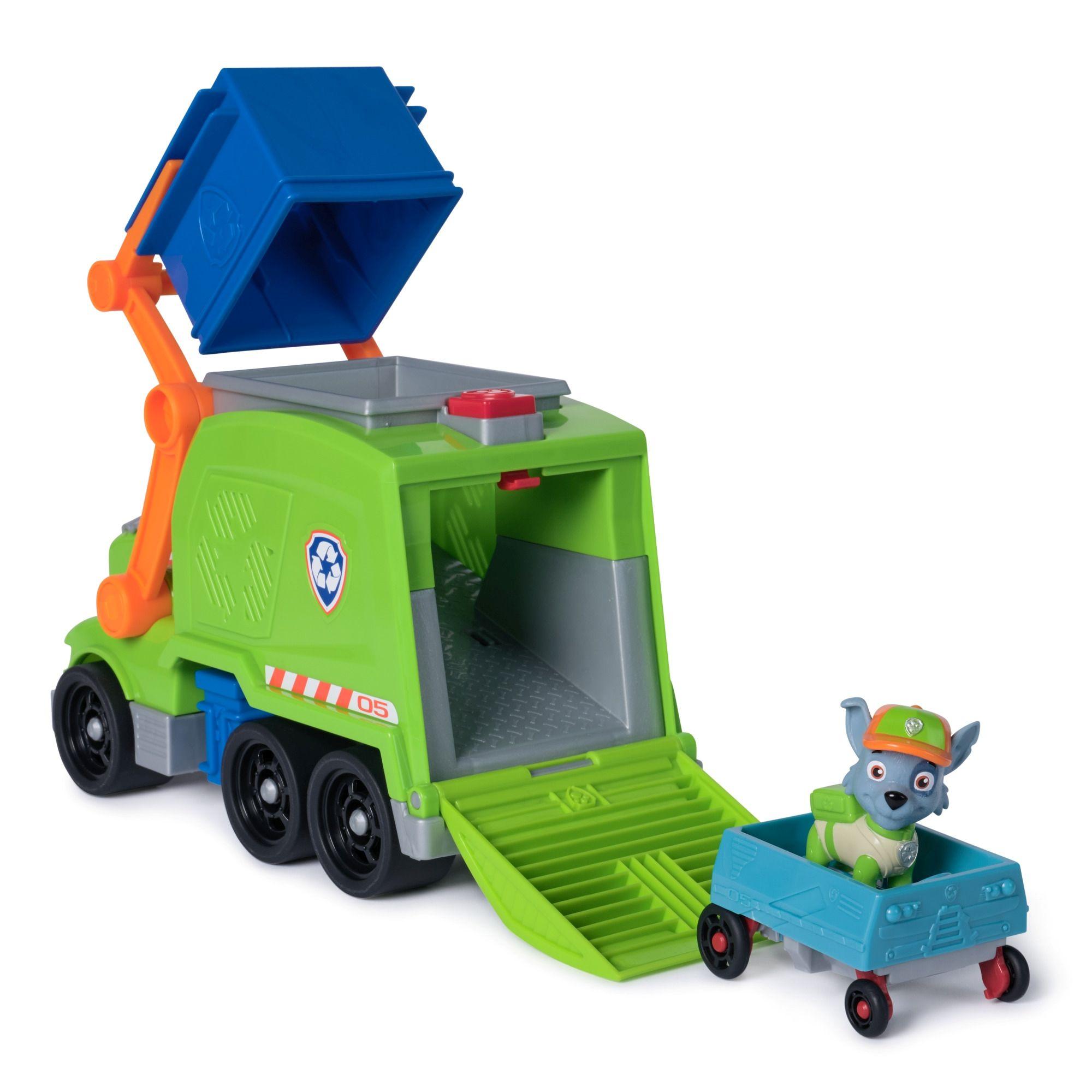 Camión De Reciclaje Con Figura De Rocky Paw Patrol-3