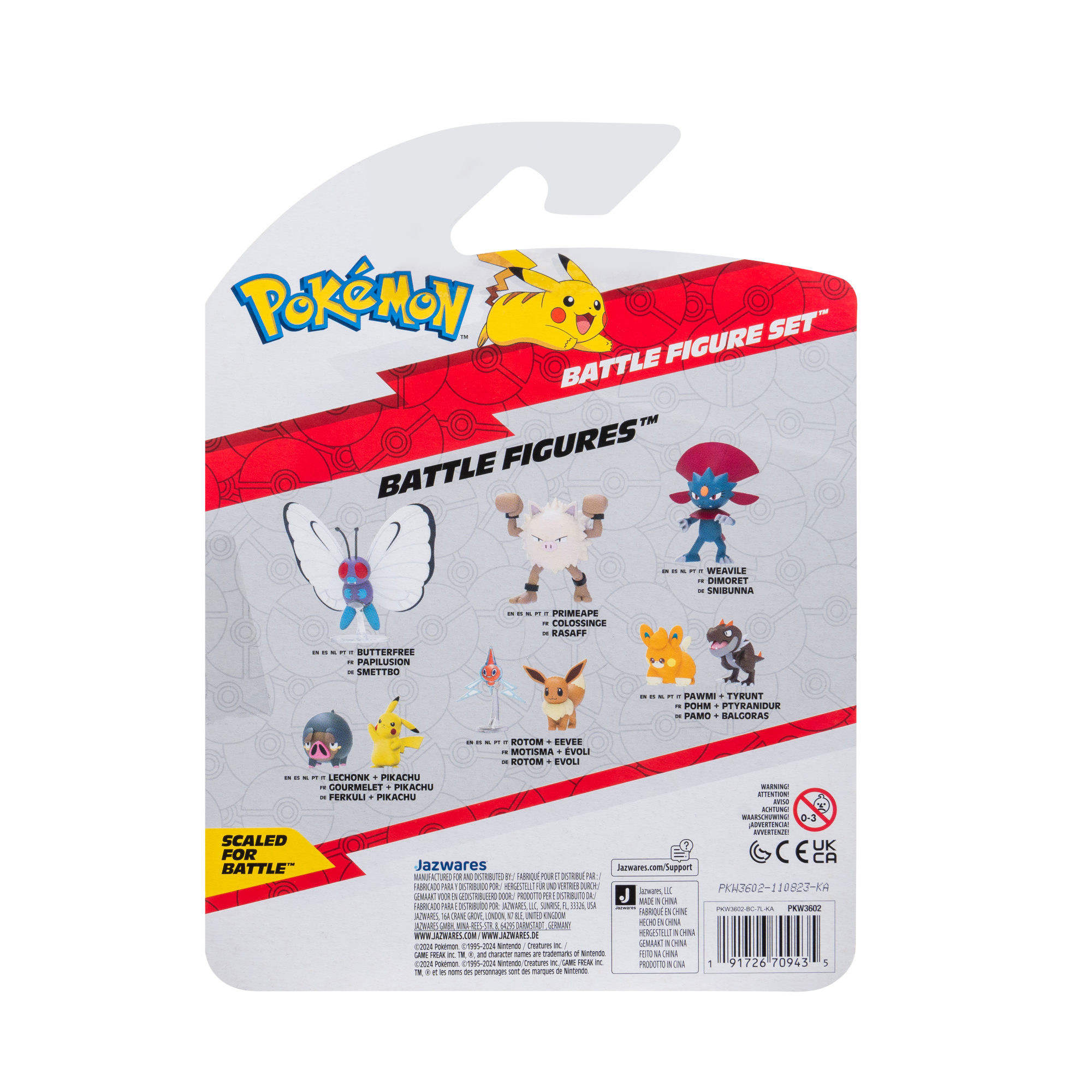 Pack De 3 Figuras Batalla 5 Cm Pokémon-5