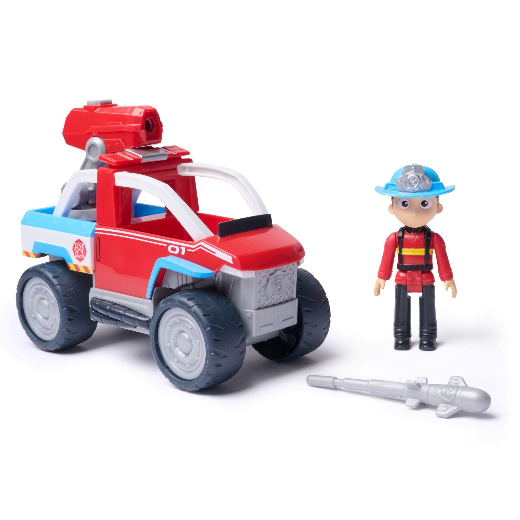 Equipo De Rescate De Bomberos Con Ryder Paw Patrol-2