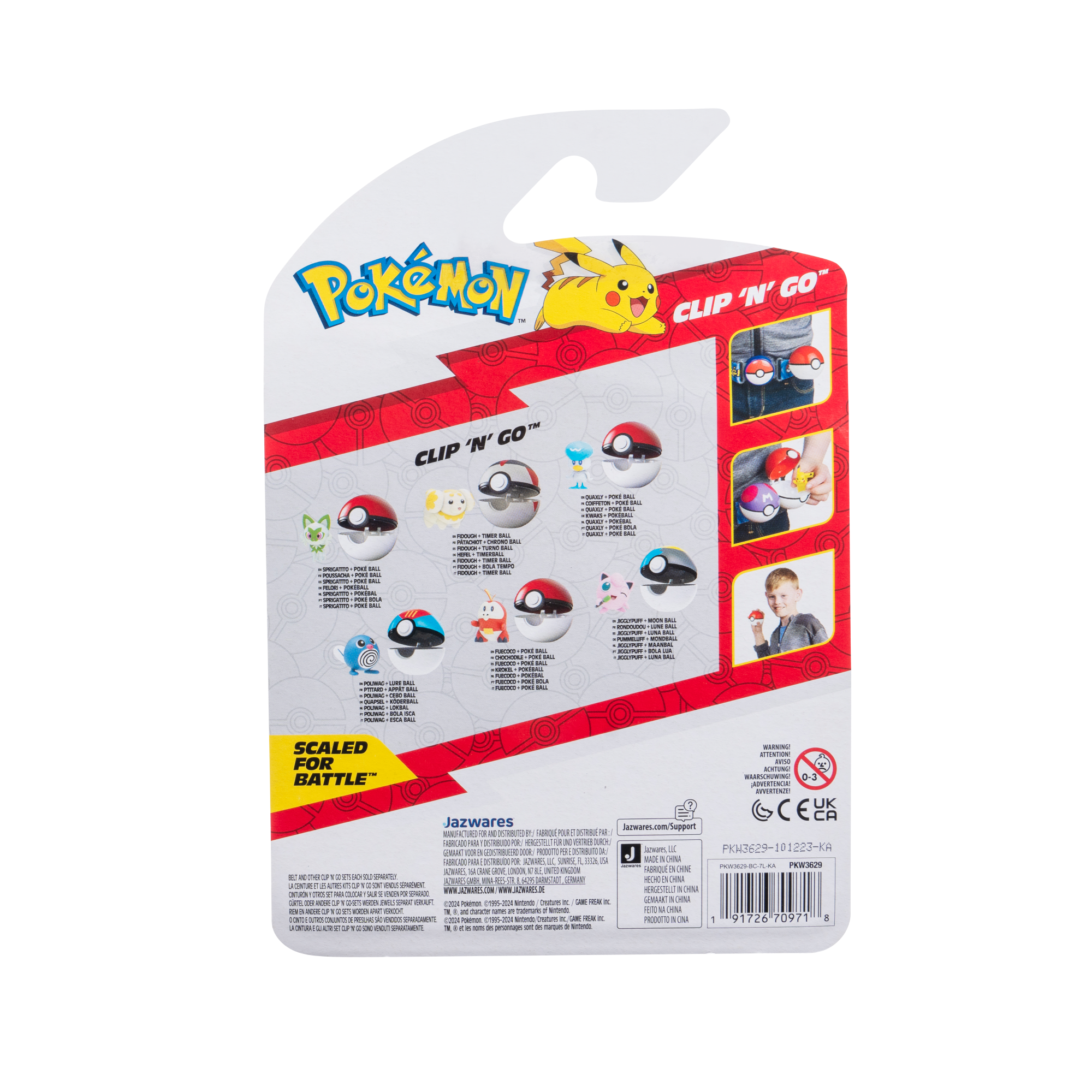 Pokemon Clip on Go Sprigatito Pokemon.-2