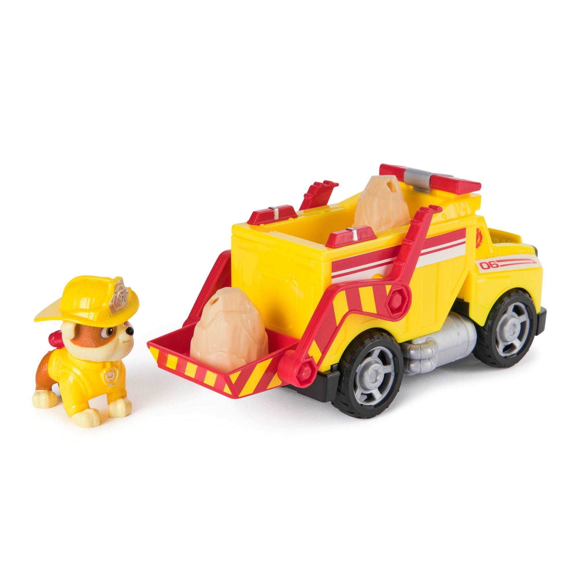 Camión de Rescate Volquete Con Figura De Rubble Paw Patrol-4