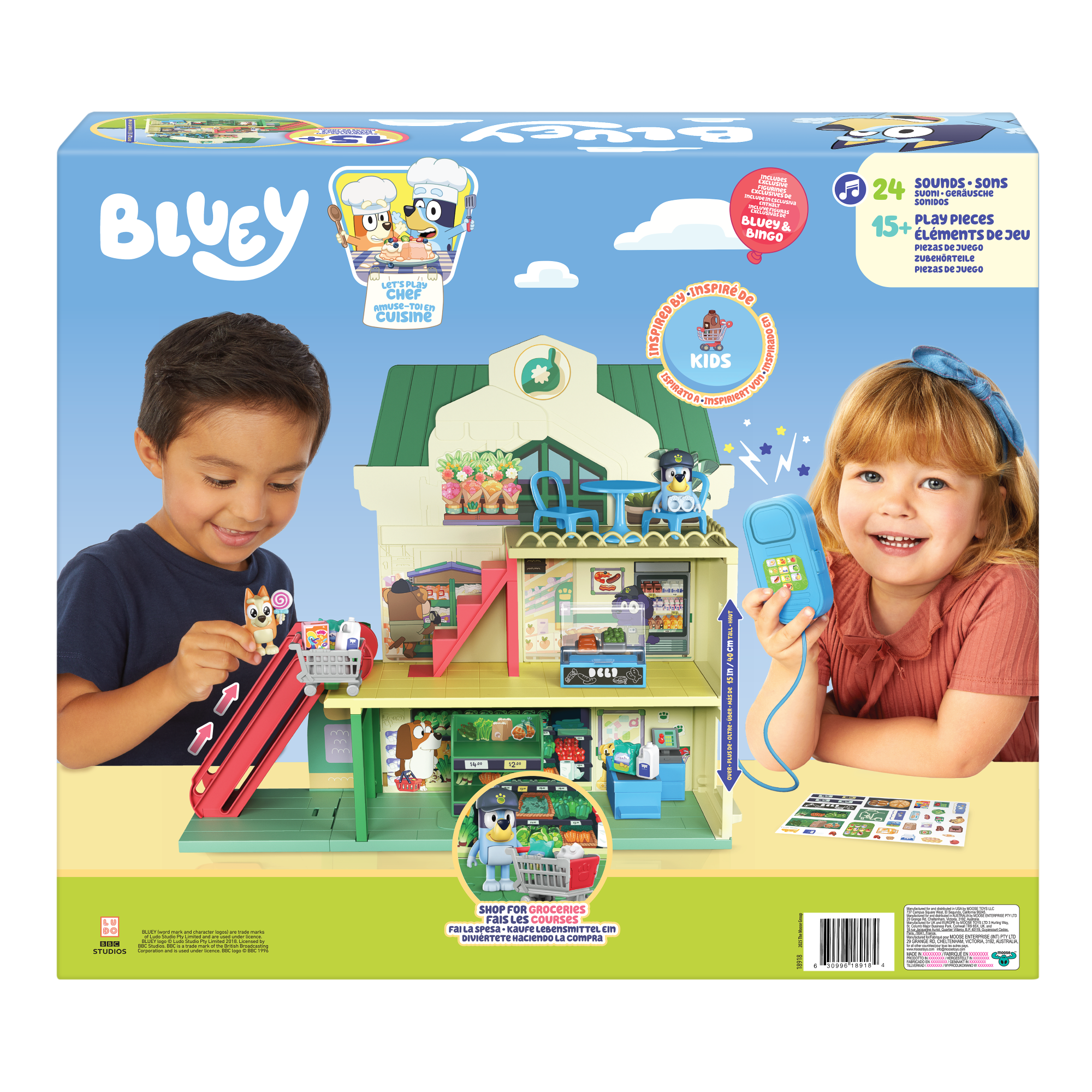 Set De Supermercado 40 Cm Con Figuras Bluey-4