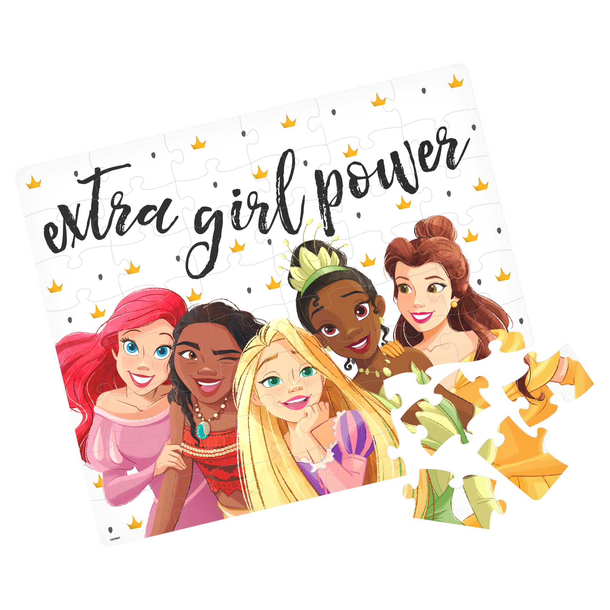Lonchera Metálica Con Puzzle De Princesas Disnet-4