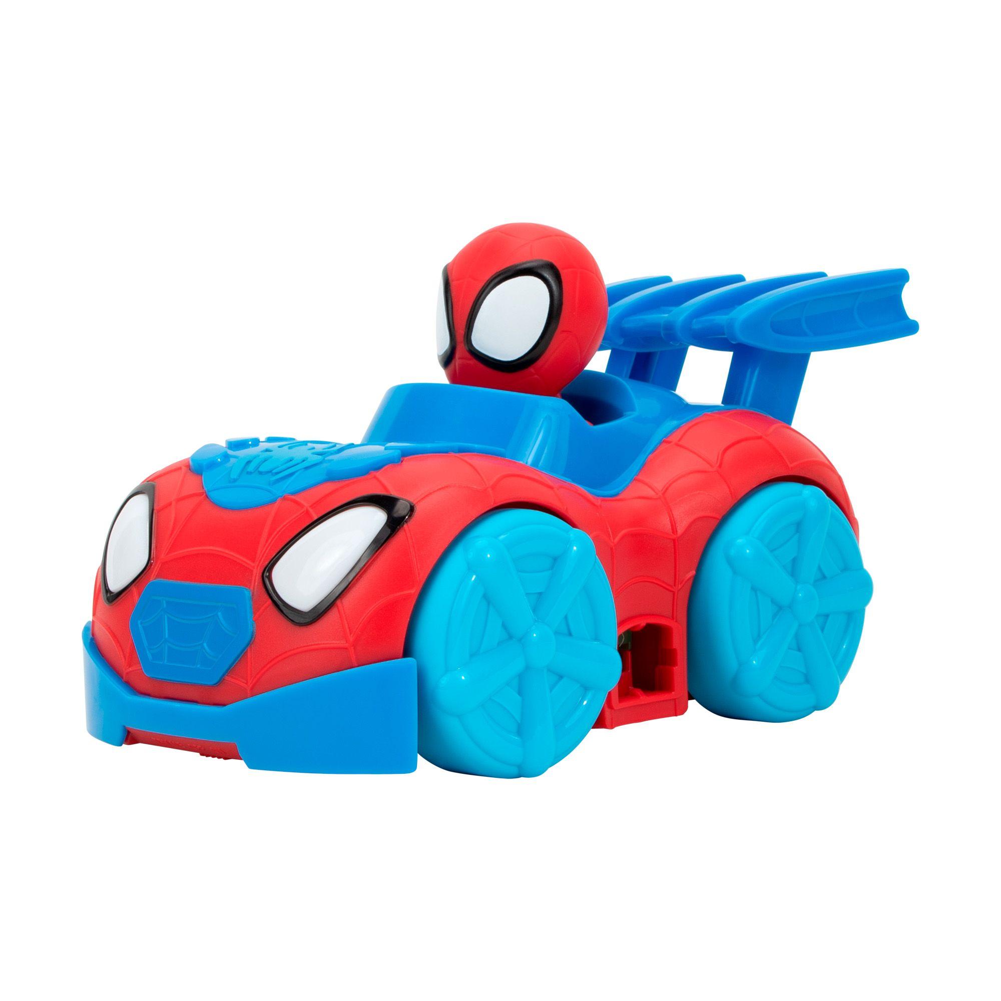 Vehículo Escalador Telaraña Con Luz Y Sonido Spidey-5