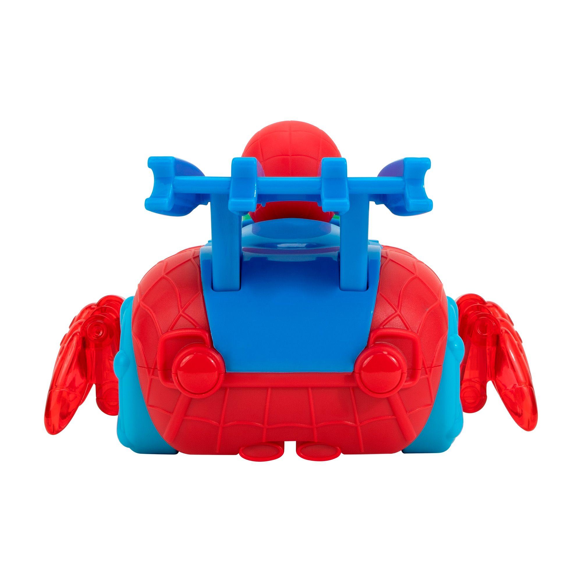 Vehículo Escalador Telaraña Con Luz Y Sonido Spidey-6