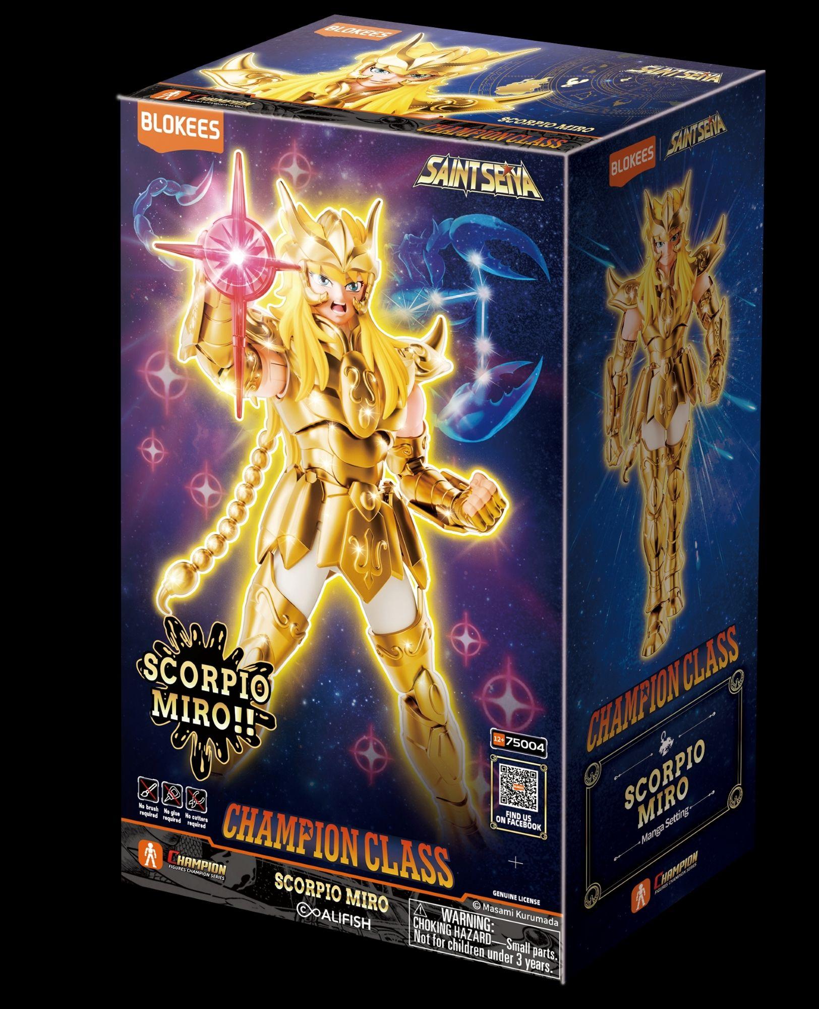 Figura Scorpio Miro Champion Class Caballeros Del Zodiaco-3