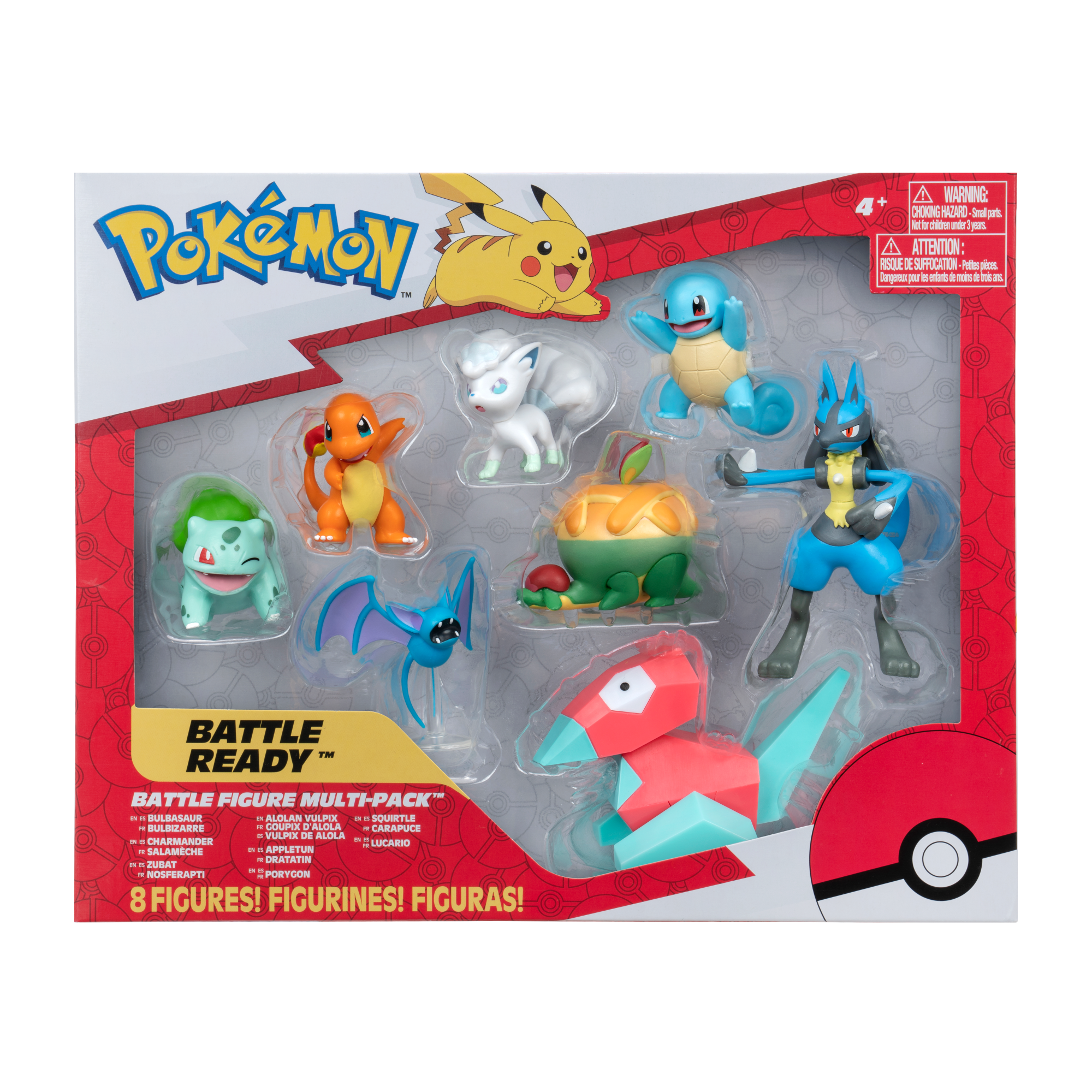 Set 8 Figuras de batalla Pokemon-0