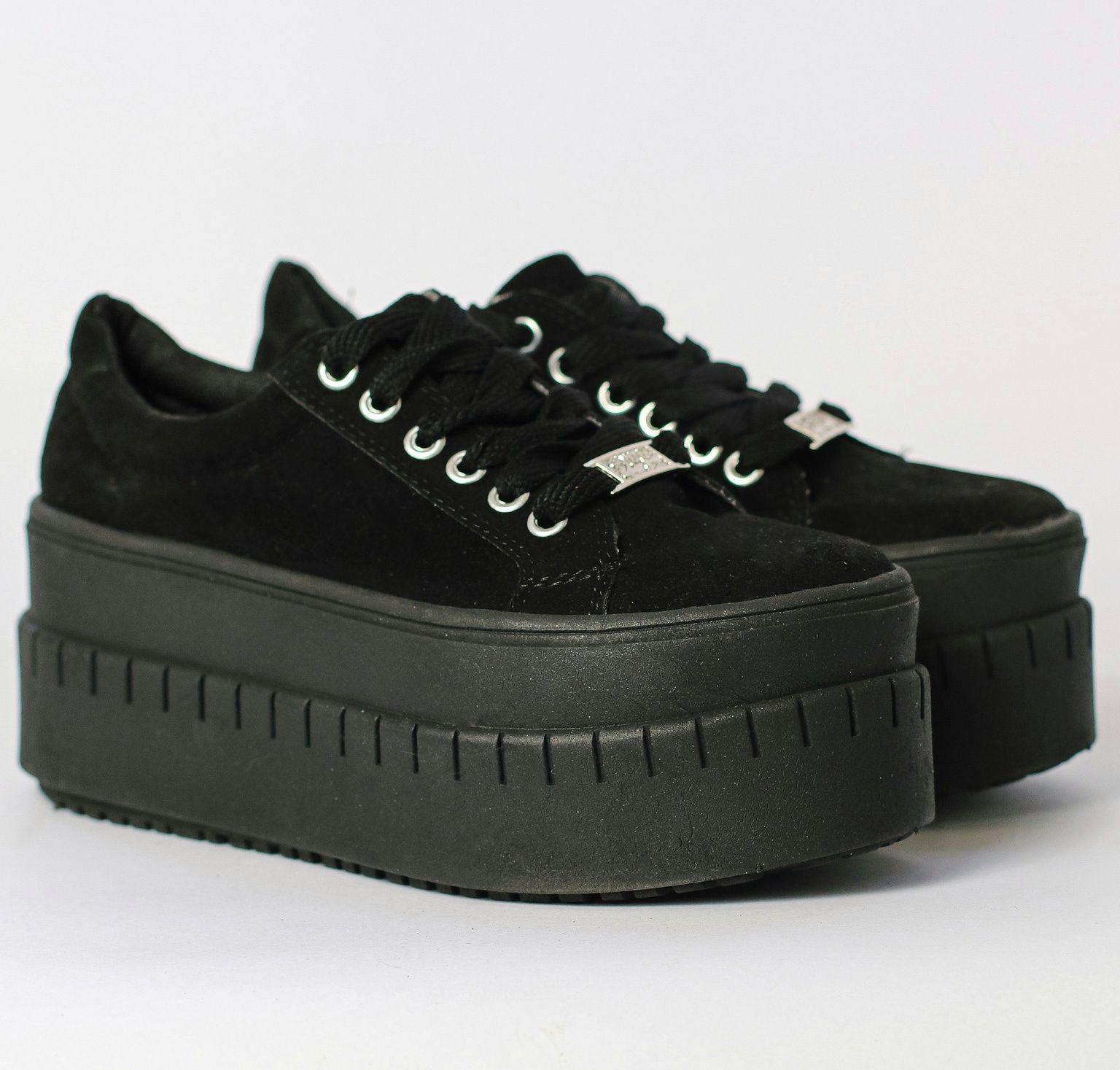 ZAPATILLA GAMUZA BLACK - SIEGER STORE-0