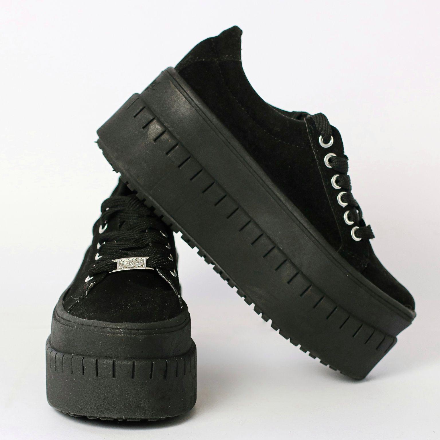 ZAPATILLA GAMUZA BLACK - SIEGER STORE-1