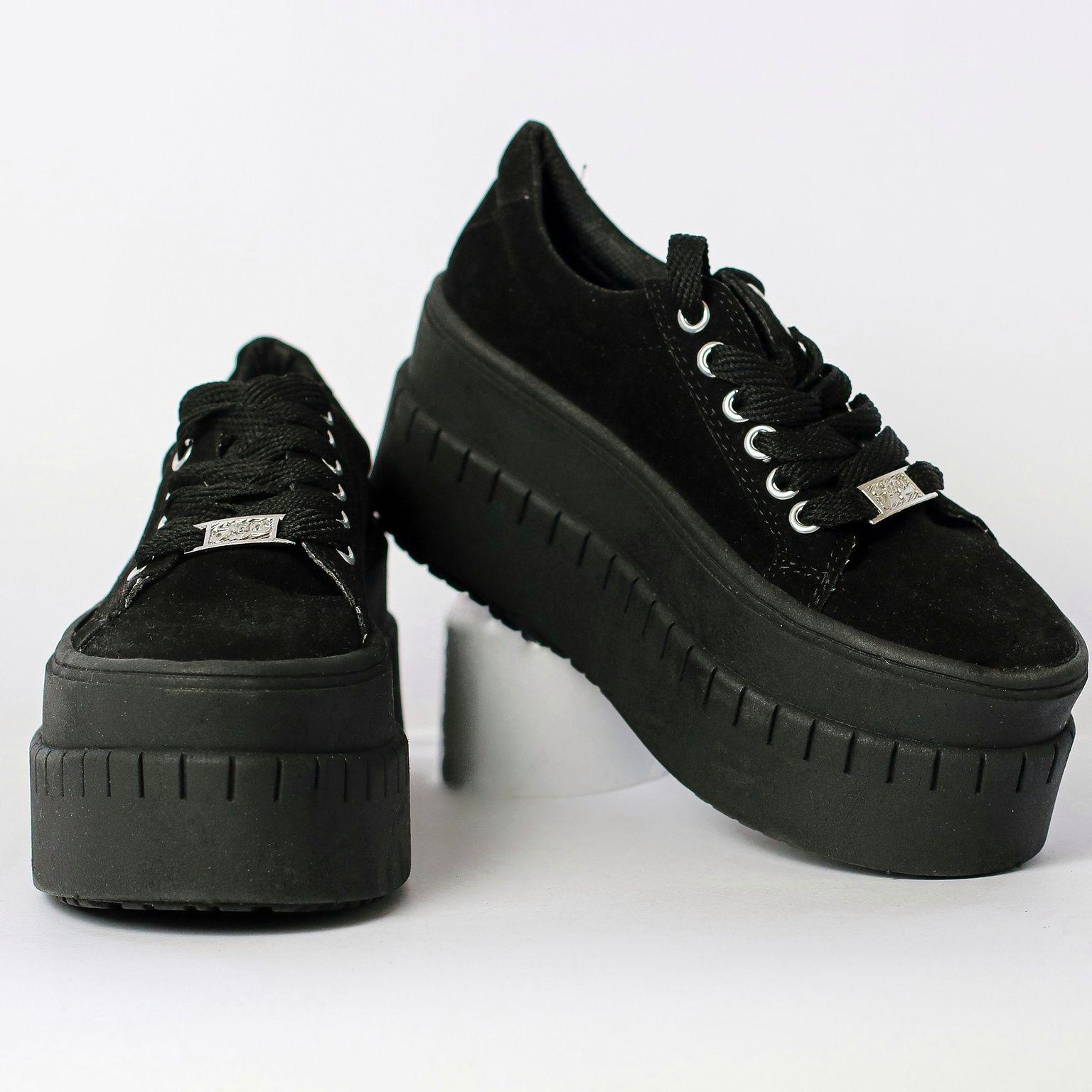 ZAPATILLA GAMUZA BLACK - SIEGER STORE-4