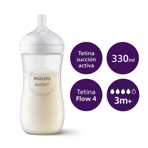Mamadera Natural Response Avent 330ml SCY906/01 3m+-1