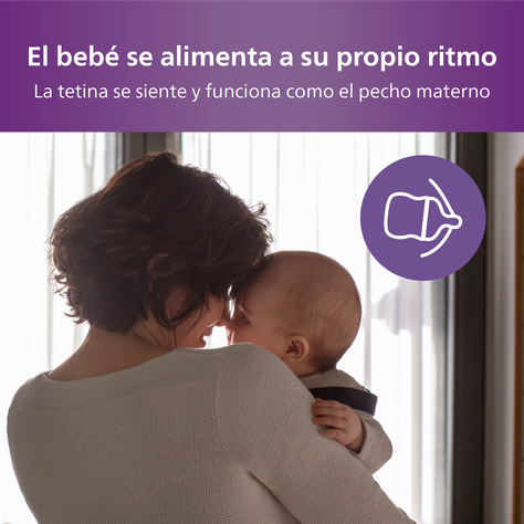 Mamadera Natural Response Philips Avent SCY903/01 1m+ 260ml-3