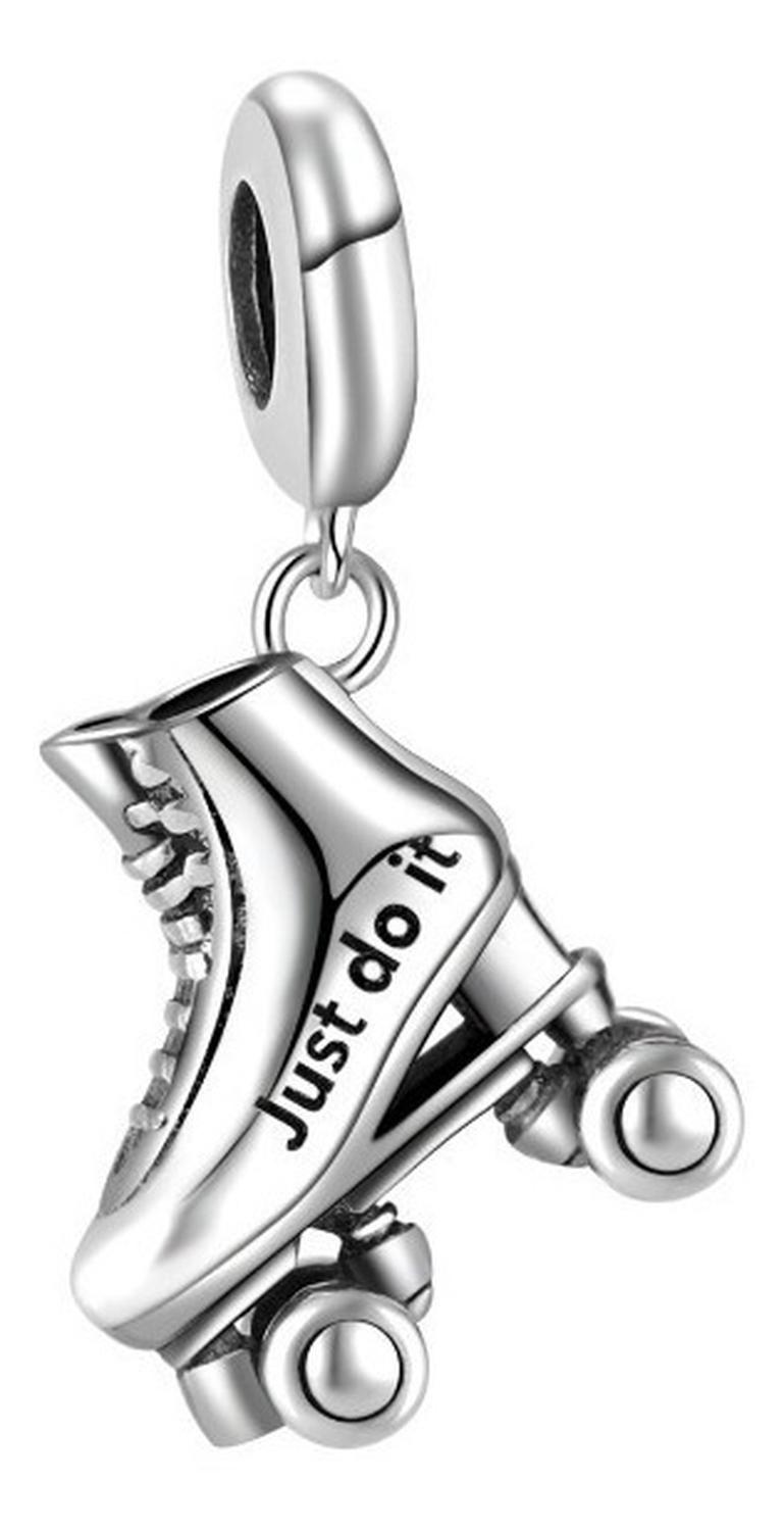 Charm Plata De Ley 925 Patines Just Do It Compatible Pandora-0