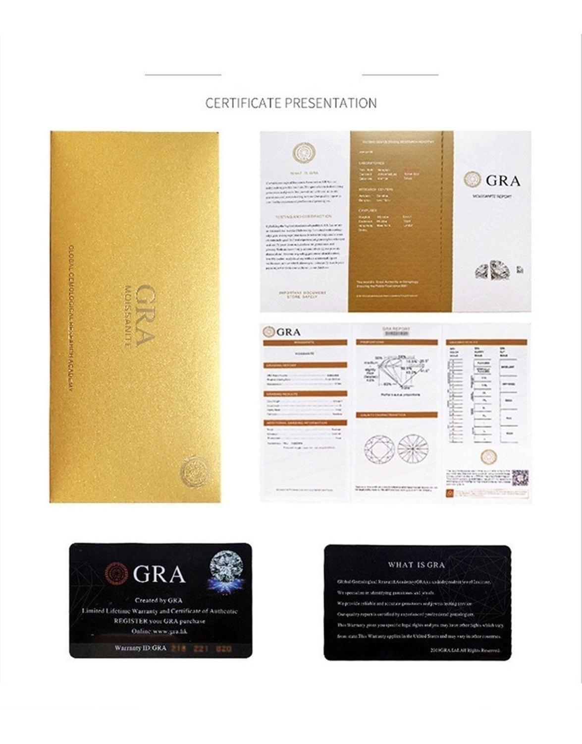 Anillo Plata Fina 925 Piedra Moissanita Mujer Regalo Joyas-9