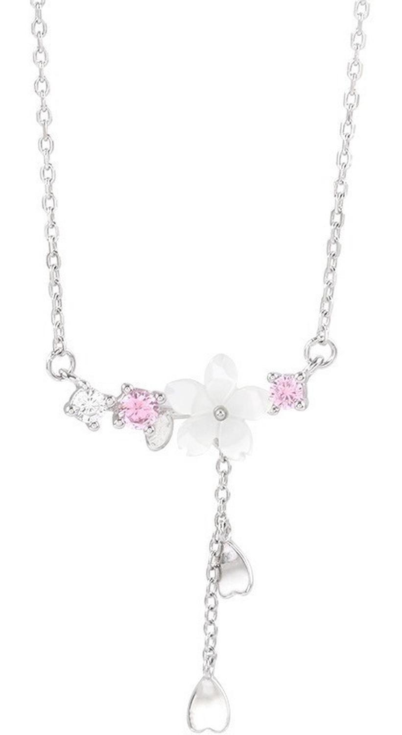 Conjunto Set Plata 925 Flor Cerezo Cherry Blossom Joya Amor-2