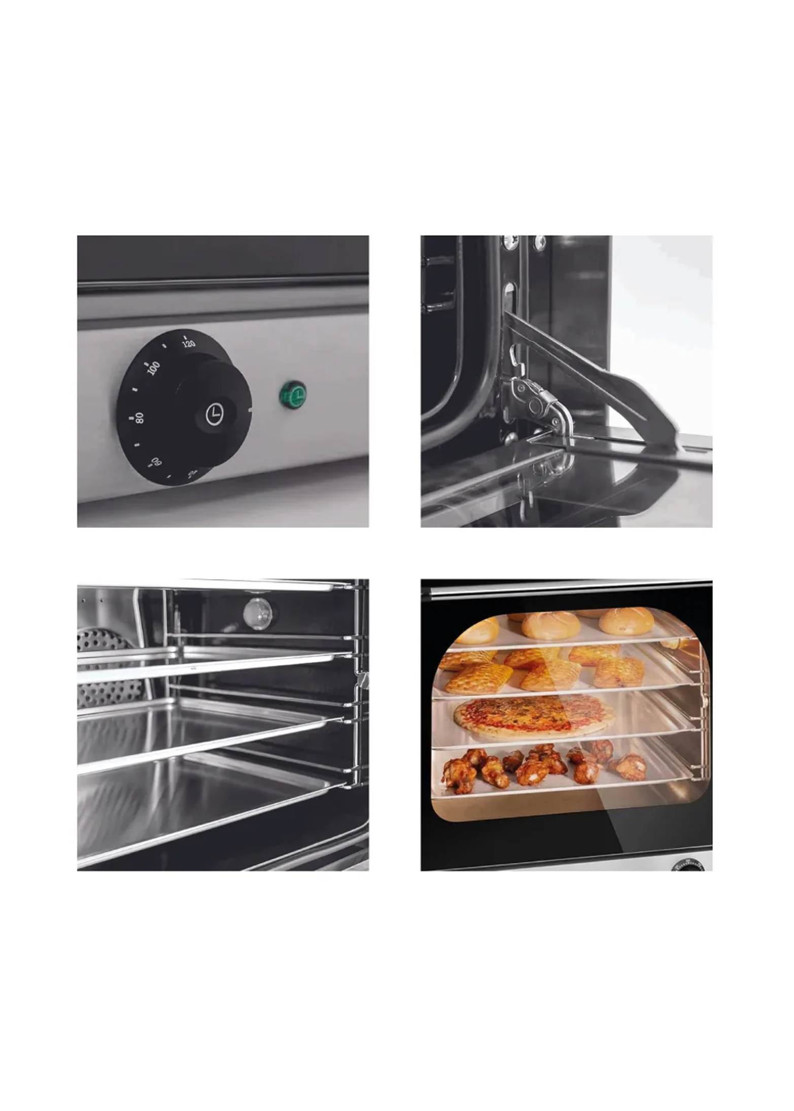 Horno Convector Electrico 4 Bandejas Con Humidificador Maigas-4