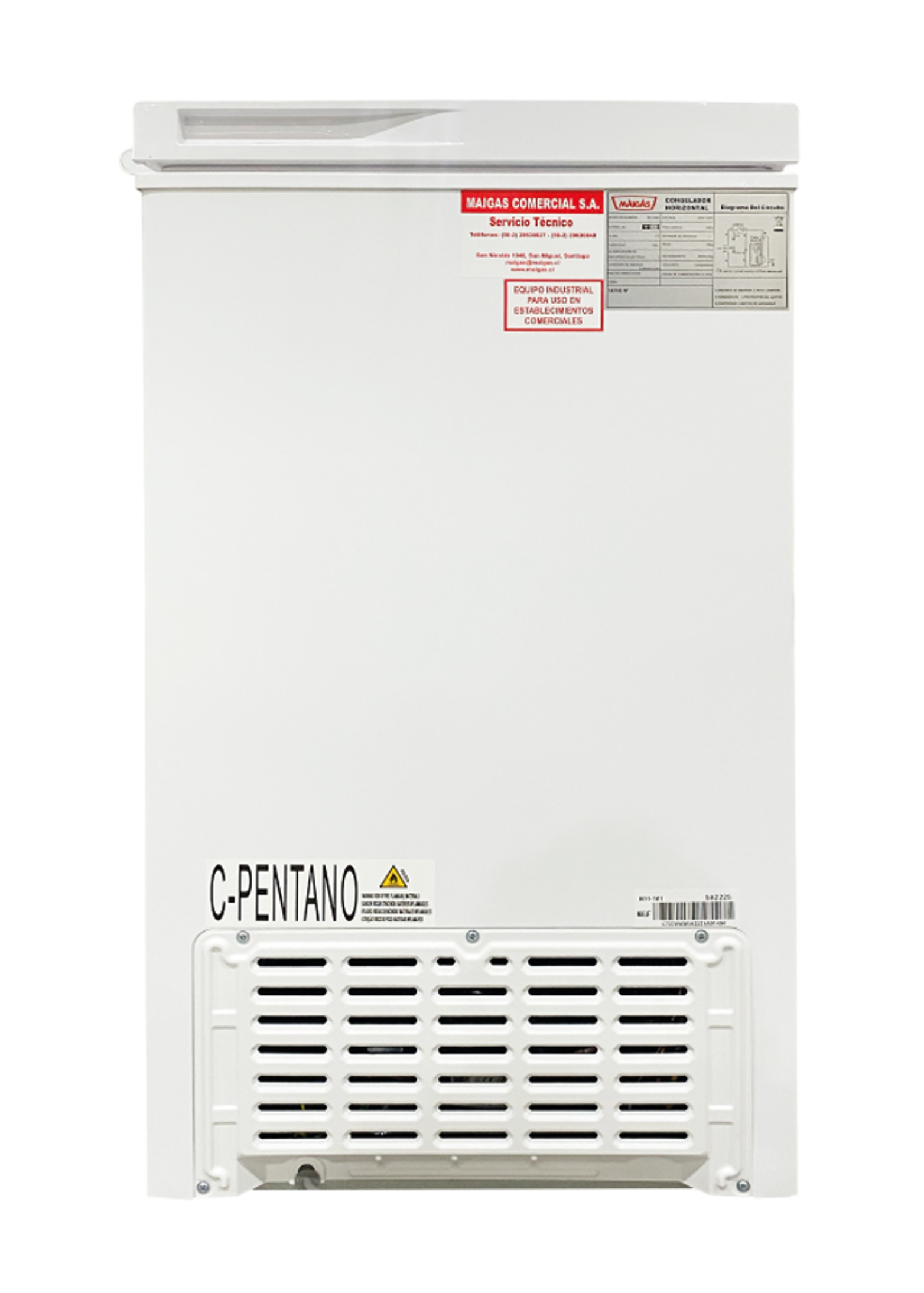 Congeladora 100 Lts Dual 1 Canastillo Maigas-4