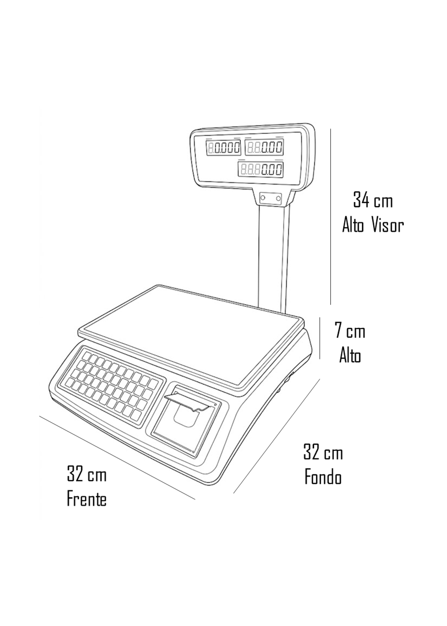 Balanza Digital Ita Con Impresi n T rmica 50 Kg-3