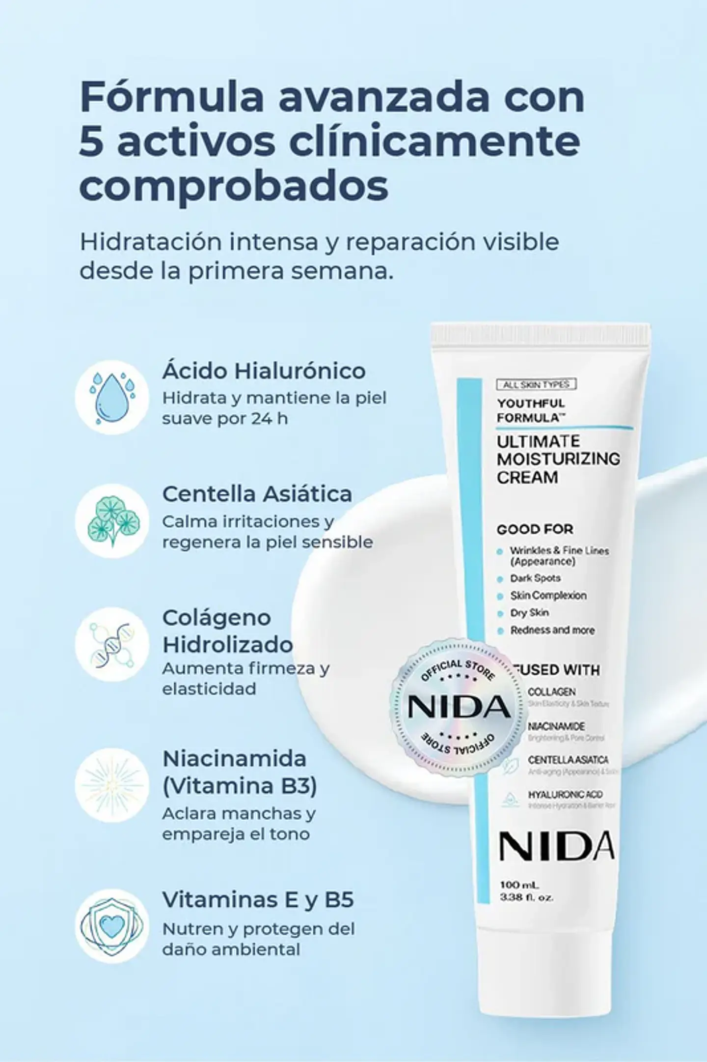 Youthful Formula Ultimate Moisturizing Cream NIDA 100ml-2