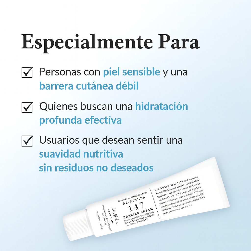 147 Barrier Cream (Dr Althea) -Crema hidratante y reparadora para pieles sensibles-2