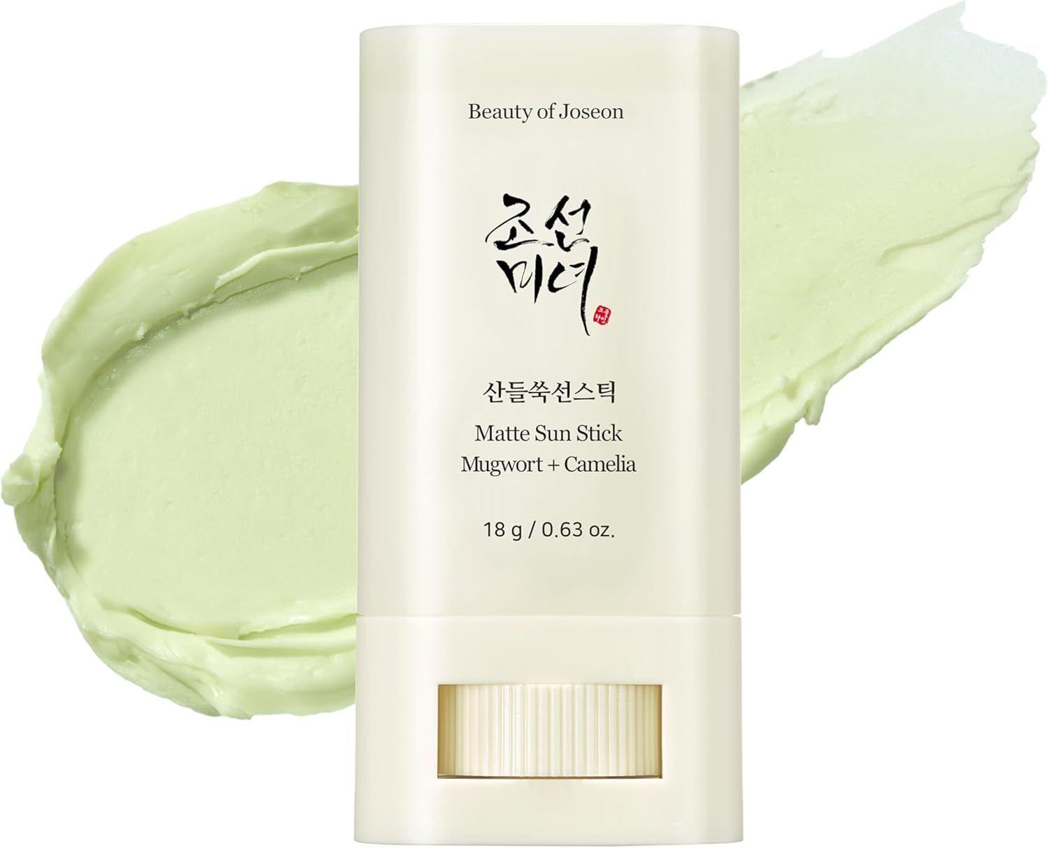 Matte Sun Stick : Mugwort + Camelia SPF 50+ PA++++ (Beauty of Joseon) 18gr Protector solar en barra -0