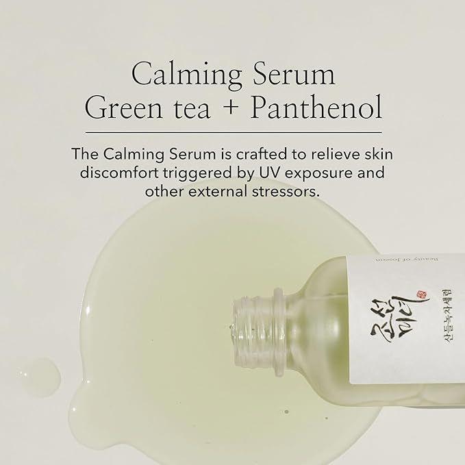 Calming Serum Green Tea + Panthenol (Beauty of Joseon) 30ml Serum calmante pieles mixtas 50.9% té ve-1
