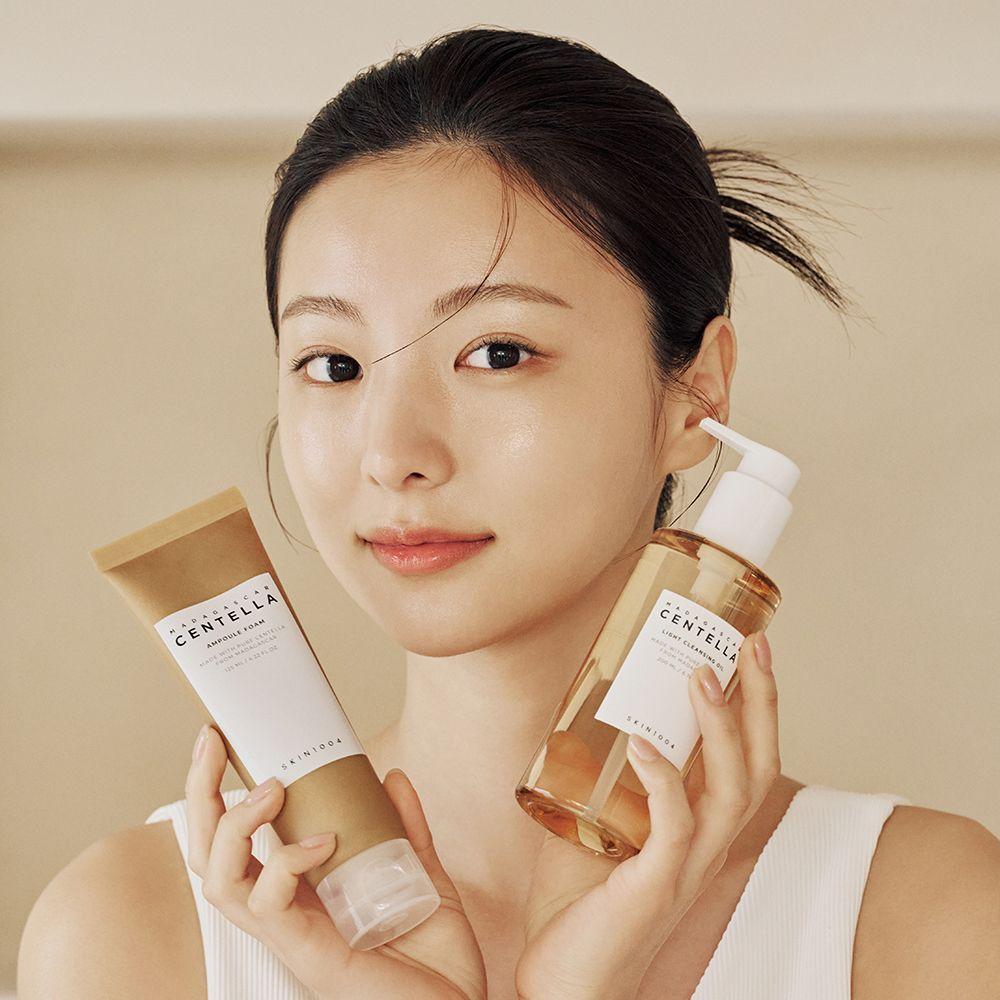 Pack Doble Limpieza Madagascar Centella Double Cleansing Duo (SKIN1004) - Limpiador oleoso 200ml + L-2