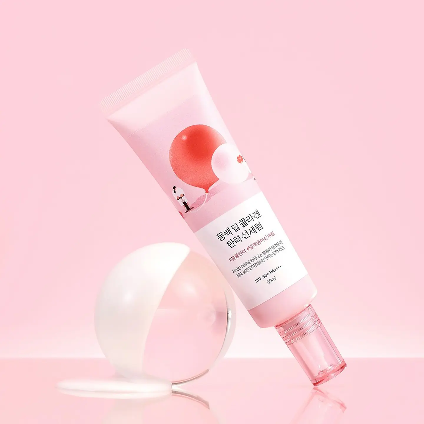 Camellia Deep Collagen Firming Sun Serum Round Lab 50ml Protector solar antiedad-3
