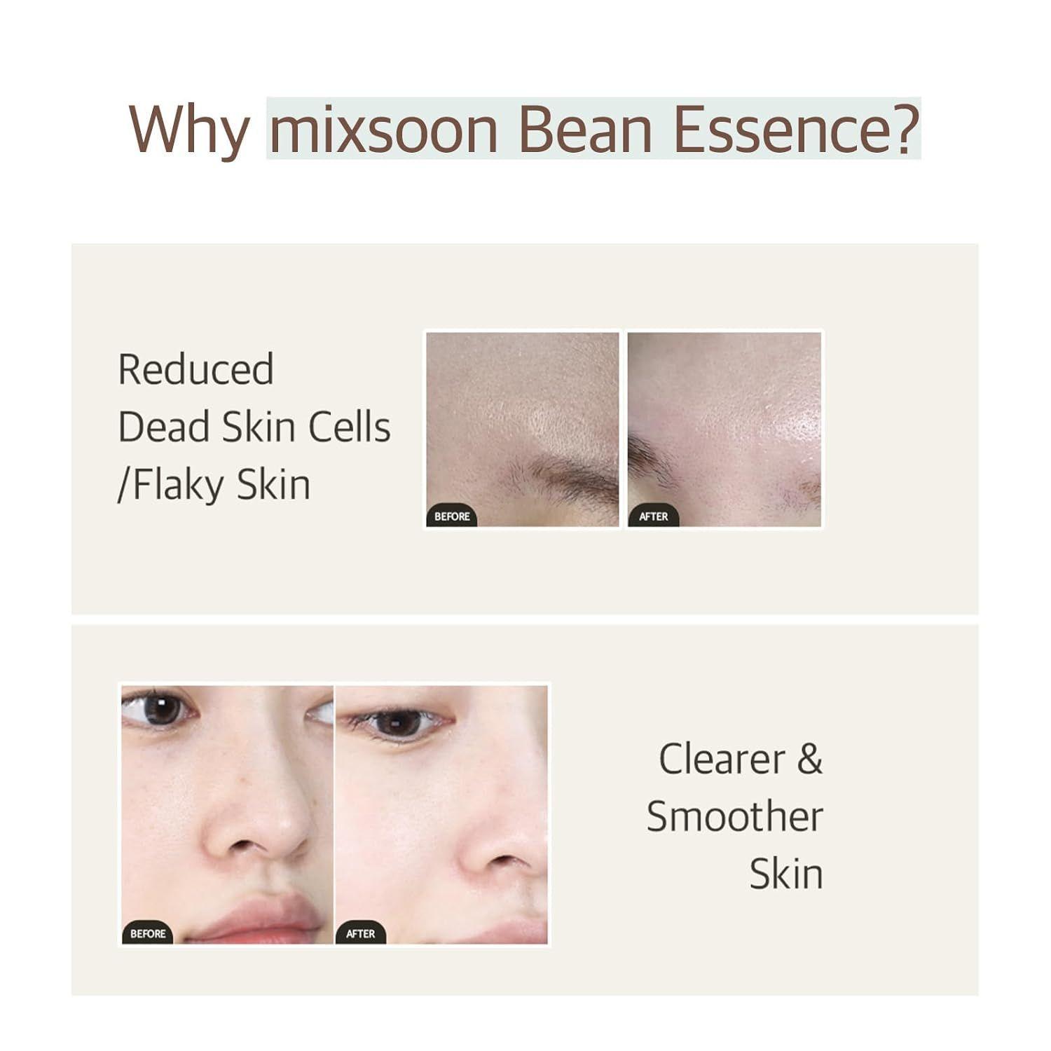 Bean Essence (Mixsoon) - 30ml Serum exfoliante suave e hidratante-2